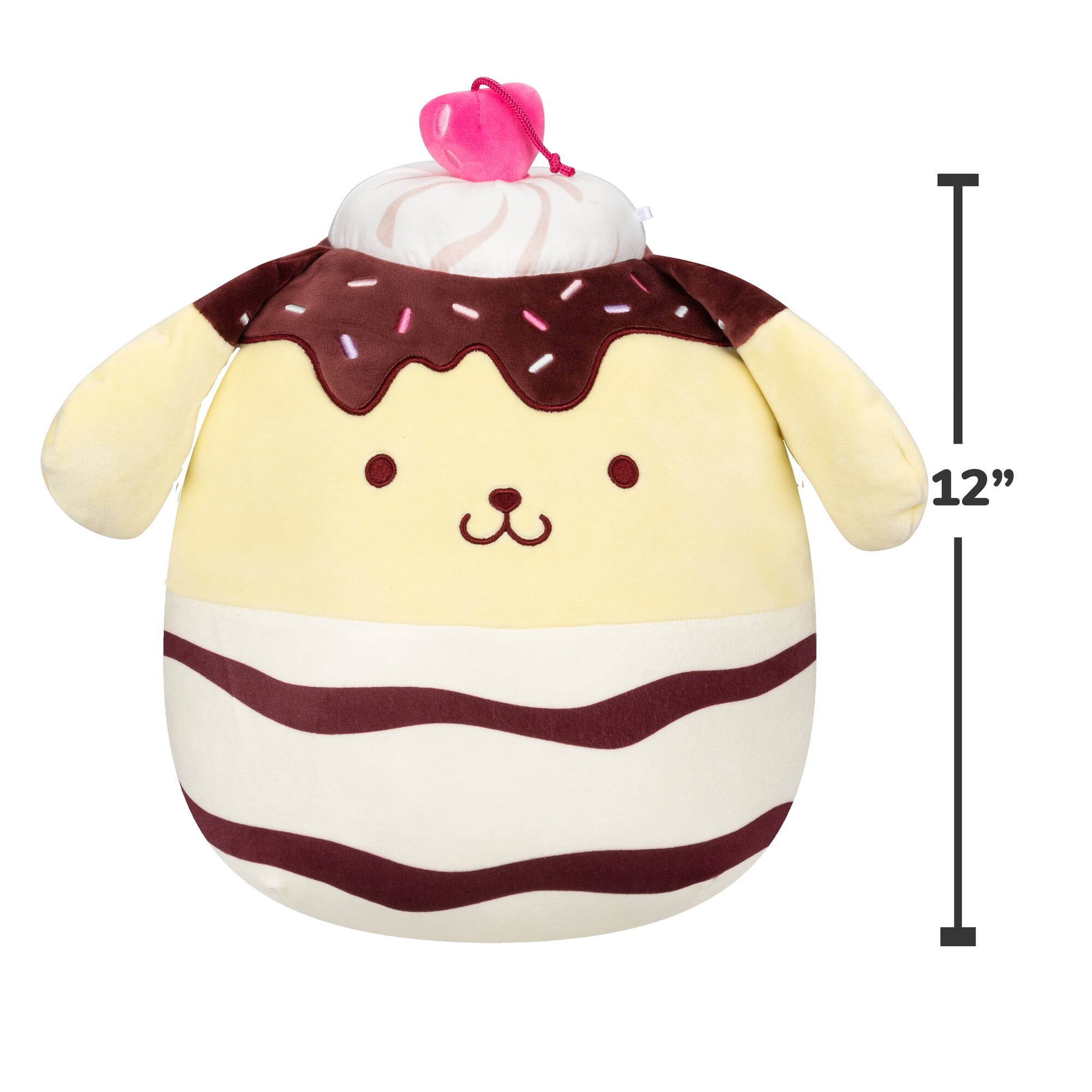 Squishmallows Sanrio Pompompurin Plush Toy, Ultra Soft Stuffed Animal (Yellow, 12 in) n0gud
