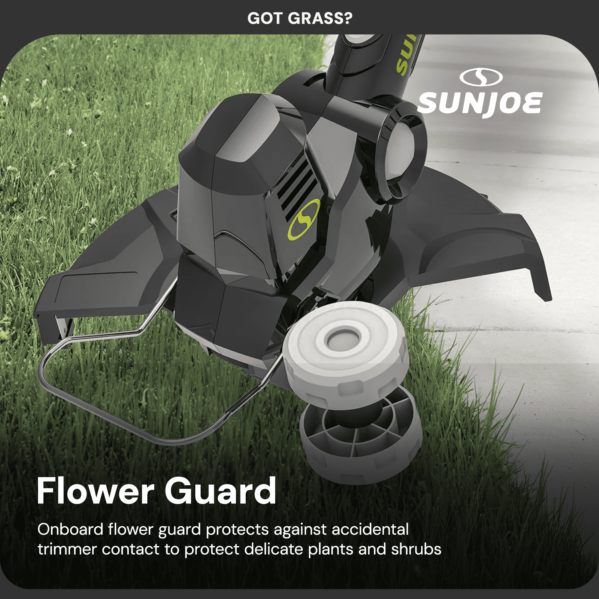 Sun Joe 24V Cordless String Trimmer and Edger, 12 in Cutting Swath, Multi-Angle Head (Green, 12 in) dgjr7