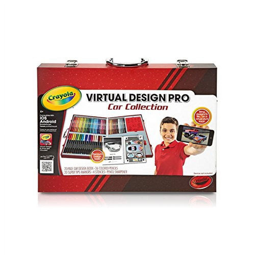 Crayola Virtual Design Pro-Cars Set Interactive Digital Automotive Design Kit (1 Set) 0zx41