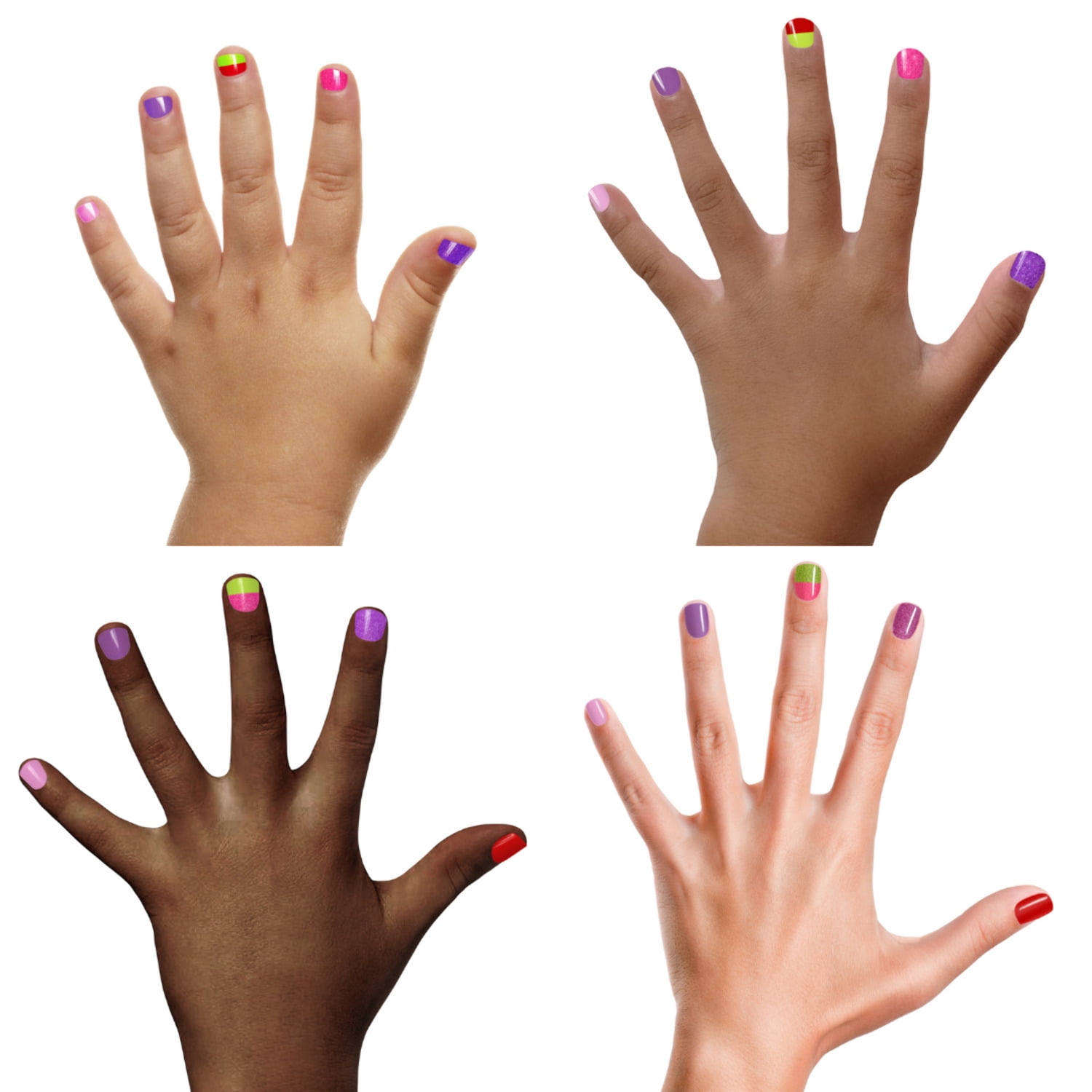 Piggy Paint Loud & Proud Nail Polish Gift Set (Multi-Color, 6 Pack, 0.5 fl oz each) p5e99