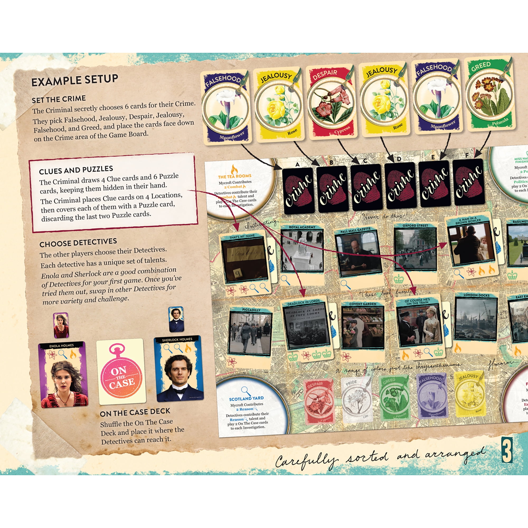 Gale Force Nine Enola Holmes Finder of Lost Souls Board Game (Deduction & Puzzle Strategy, 2-4 Players) iojz7