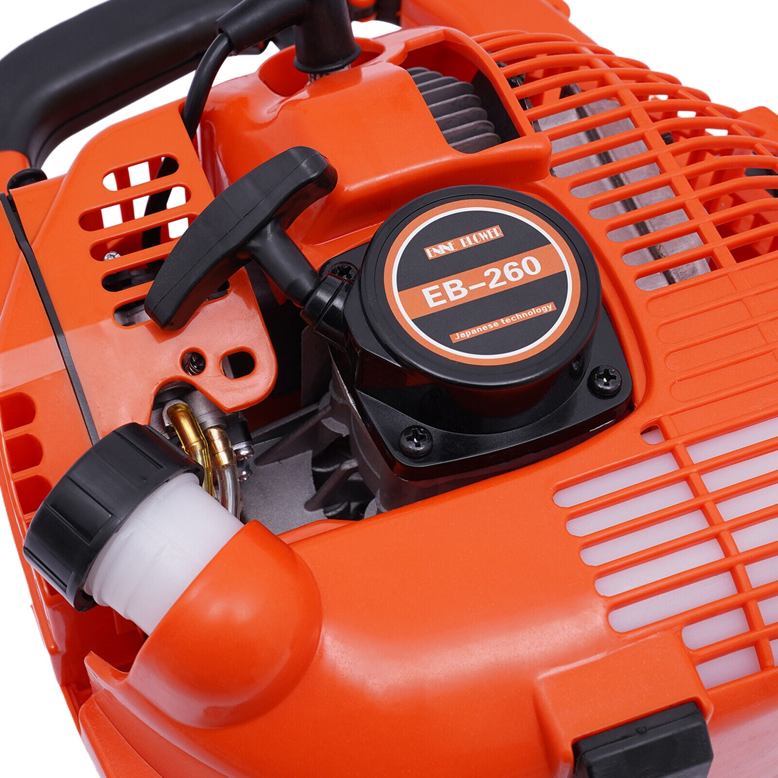 Generic 25.4cc 2-Stroke Gas Powered Handheld Leaf Blower (Orange, 30.4 fl oz) xzbth