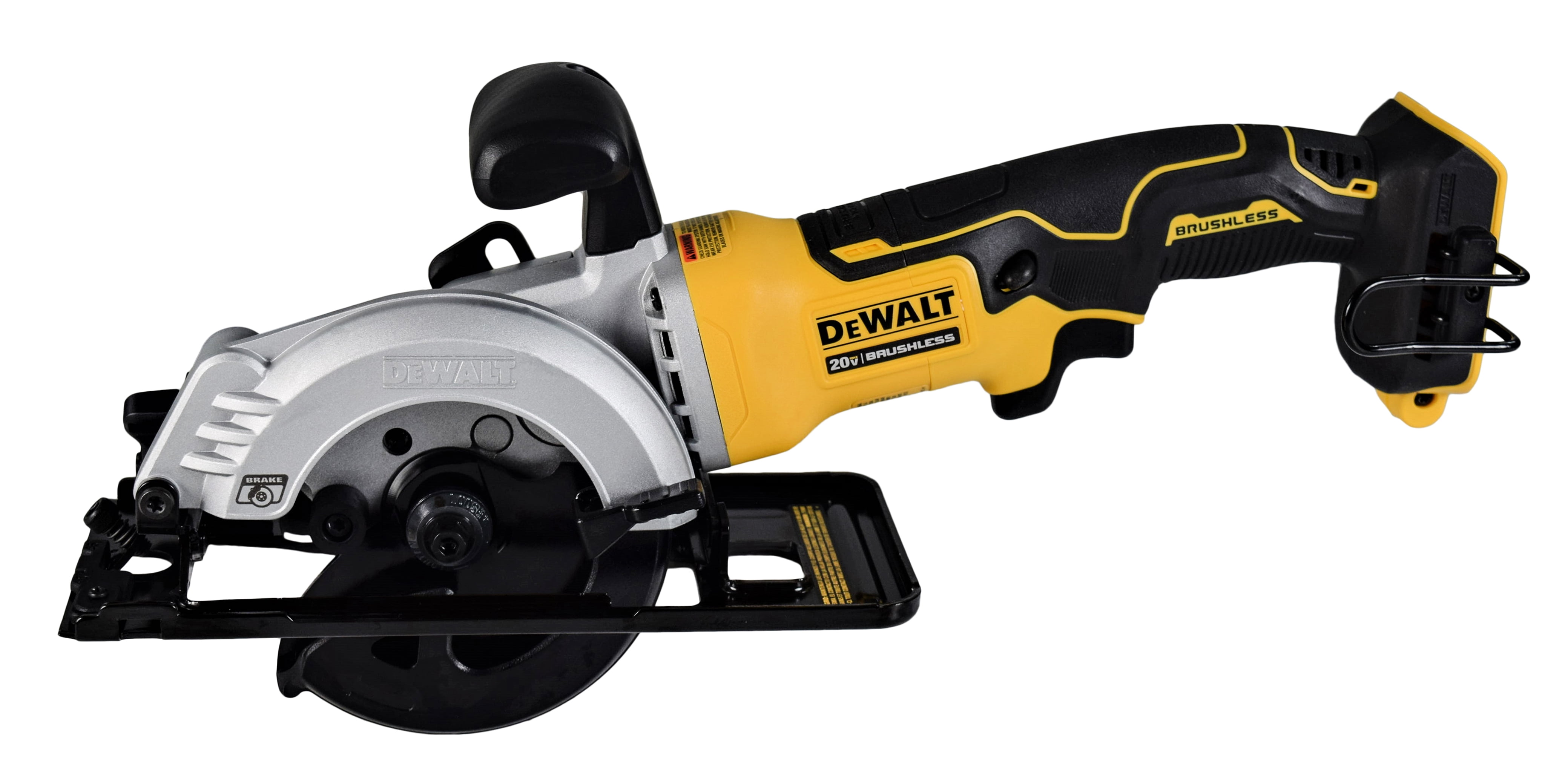 DEWALT 20V MAX Cordless Circular Saw, Compact Design, High-Performance Motor (Yellow, 4.5 in) 0dniv