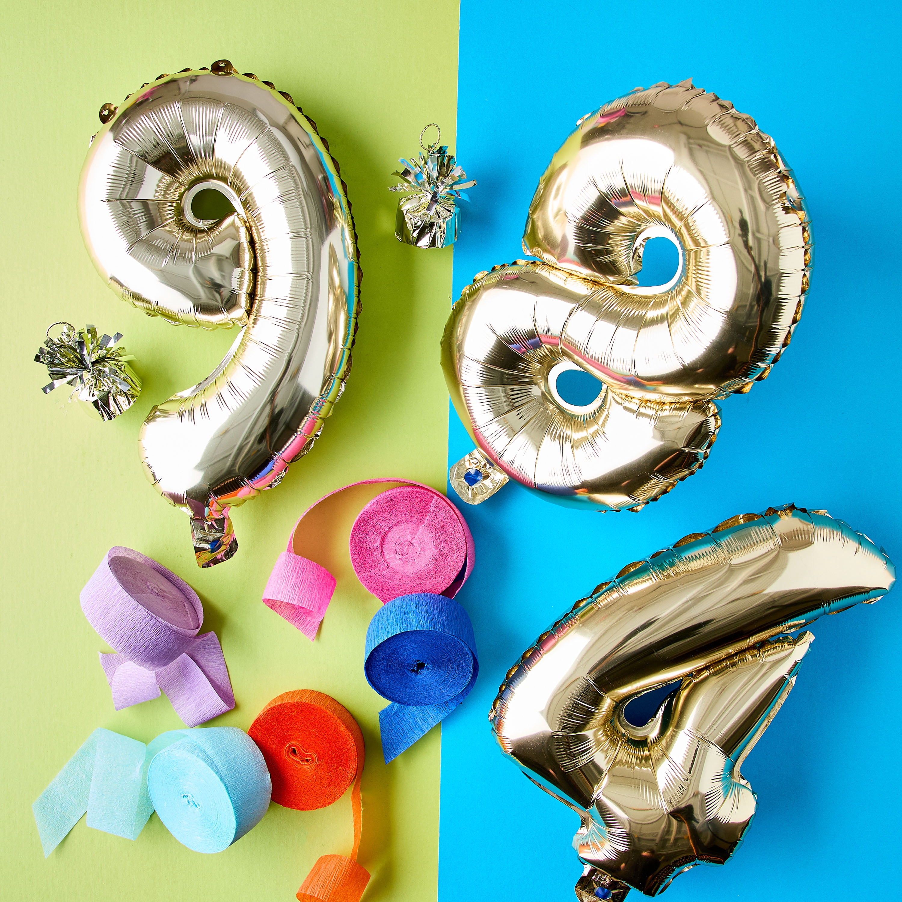 Way To Celebrate Number 4 Foil Balloon (Gold, 16 in) 62fpz
