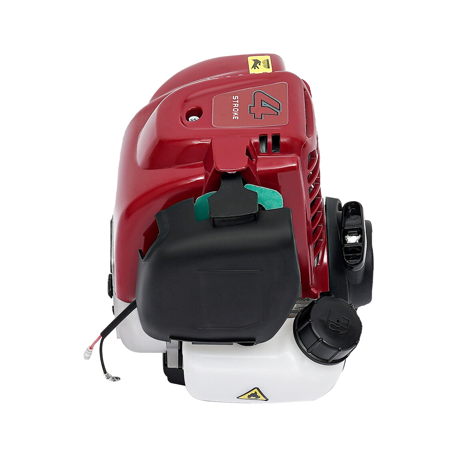 Generic 2-in-1 Gas Grass Trimmer and Edger, 35.8CC 4-Stroke Engine Powered Lawn Mower (Black, 5.24 ft) 6cltq