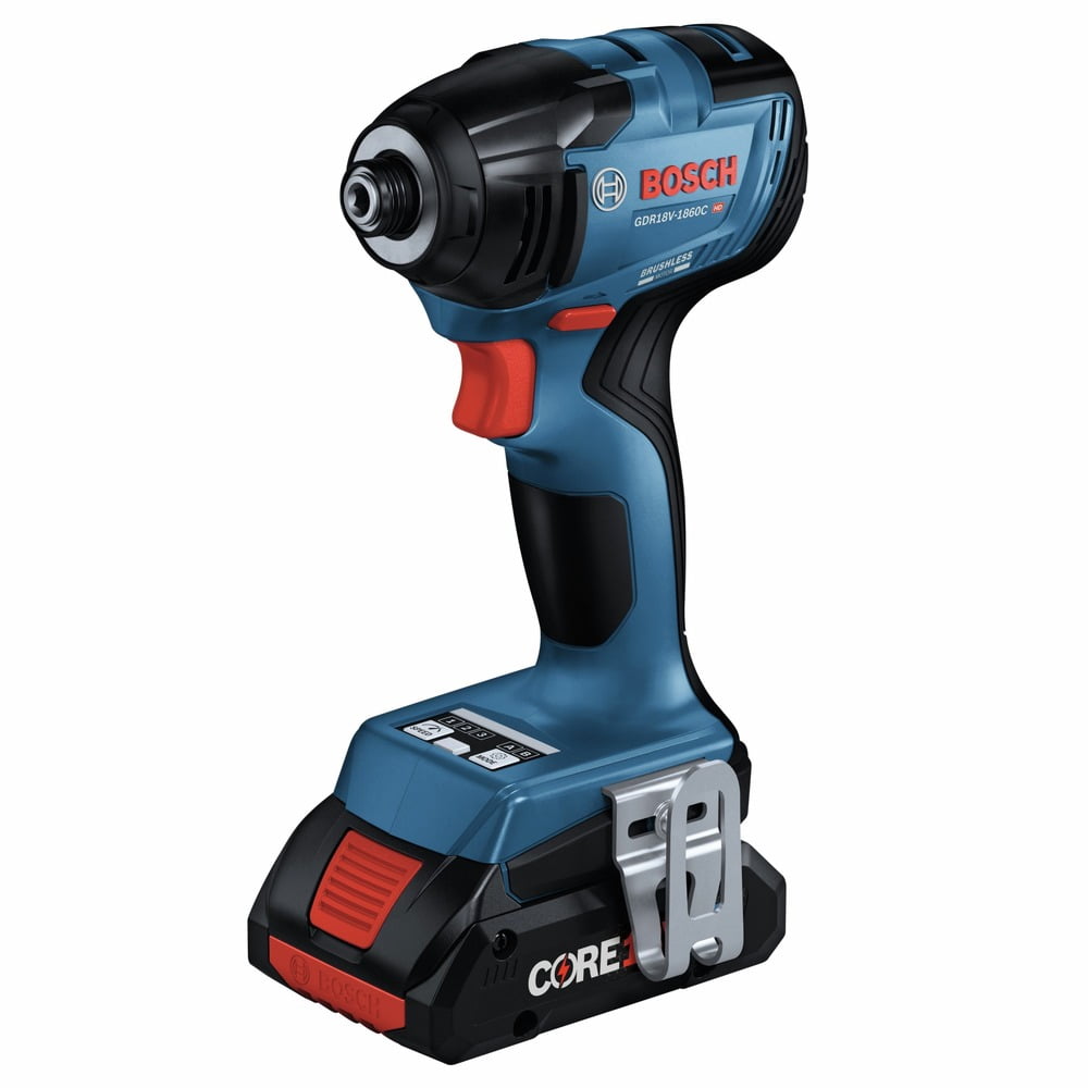 Bosch 18V Brushless Cordless Impact Driver Kit with 4 Ah Battery (1/4 in. Hex, Refurbished) 20rgc