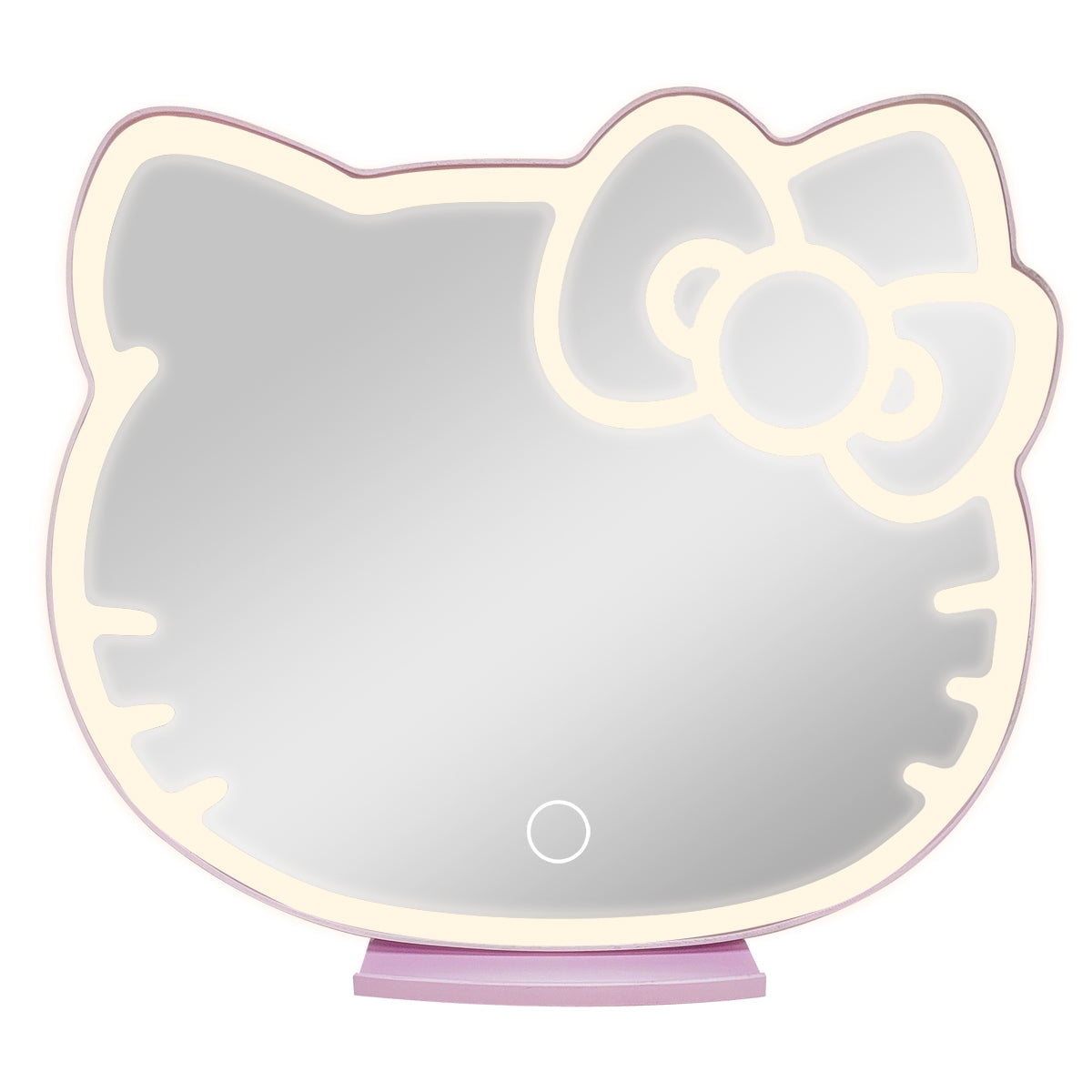 Impressions Vanity Hello Kitty LED Makeup Mirror with Touch Sensor and Dimmable Lighting (Pink, 12 in) uqhzb