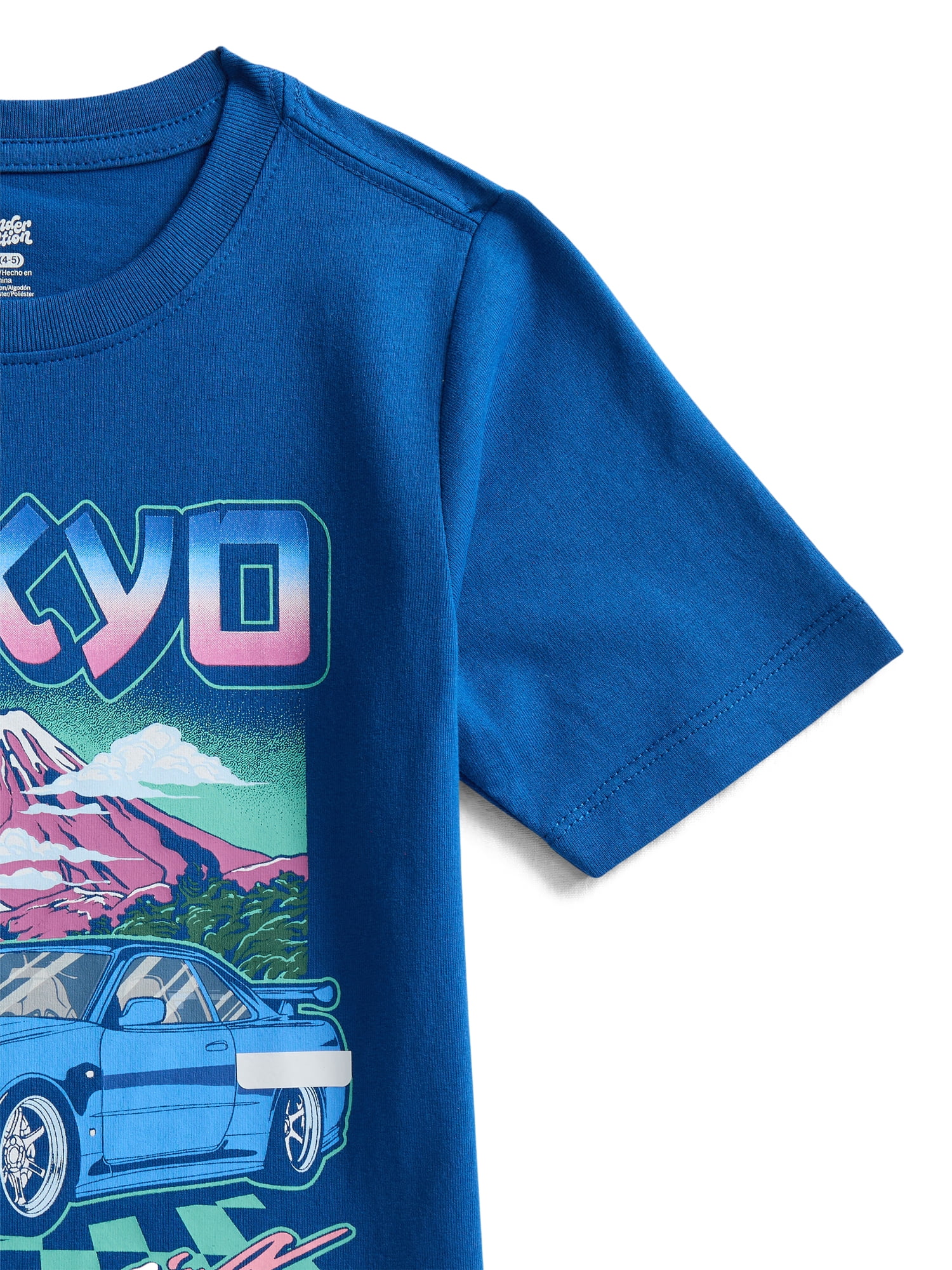Wonder Nation Boys Street Racing Graphic T-Shirt (Short Sleeve, 4-18) zpiku