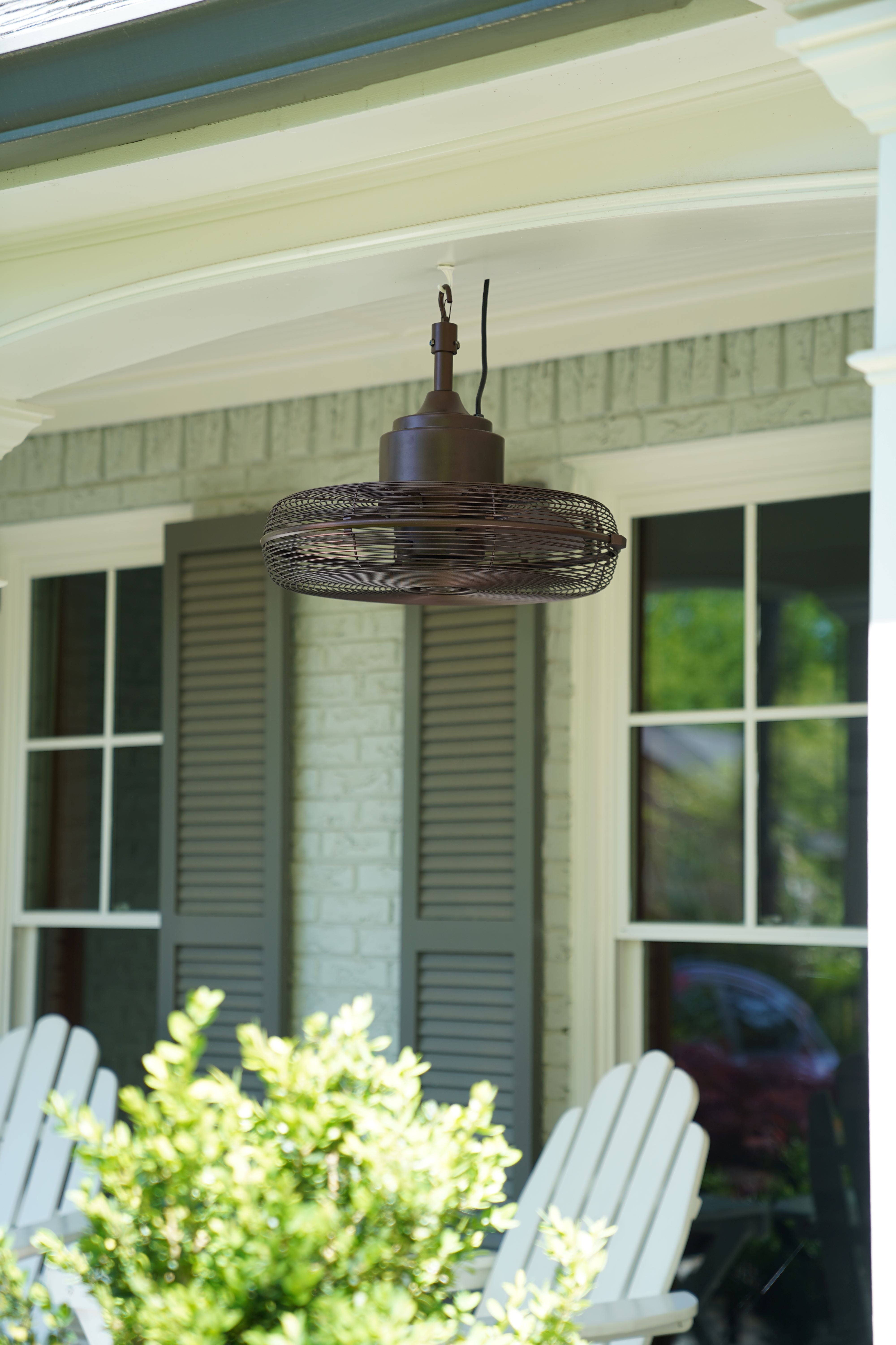 Better Homes & Gardens Outdoor Gazebo Fan, Weather-Resistant Metal Construction (Bronze, 18 in) 8aafp