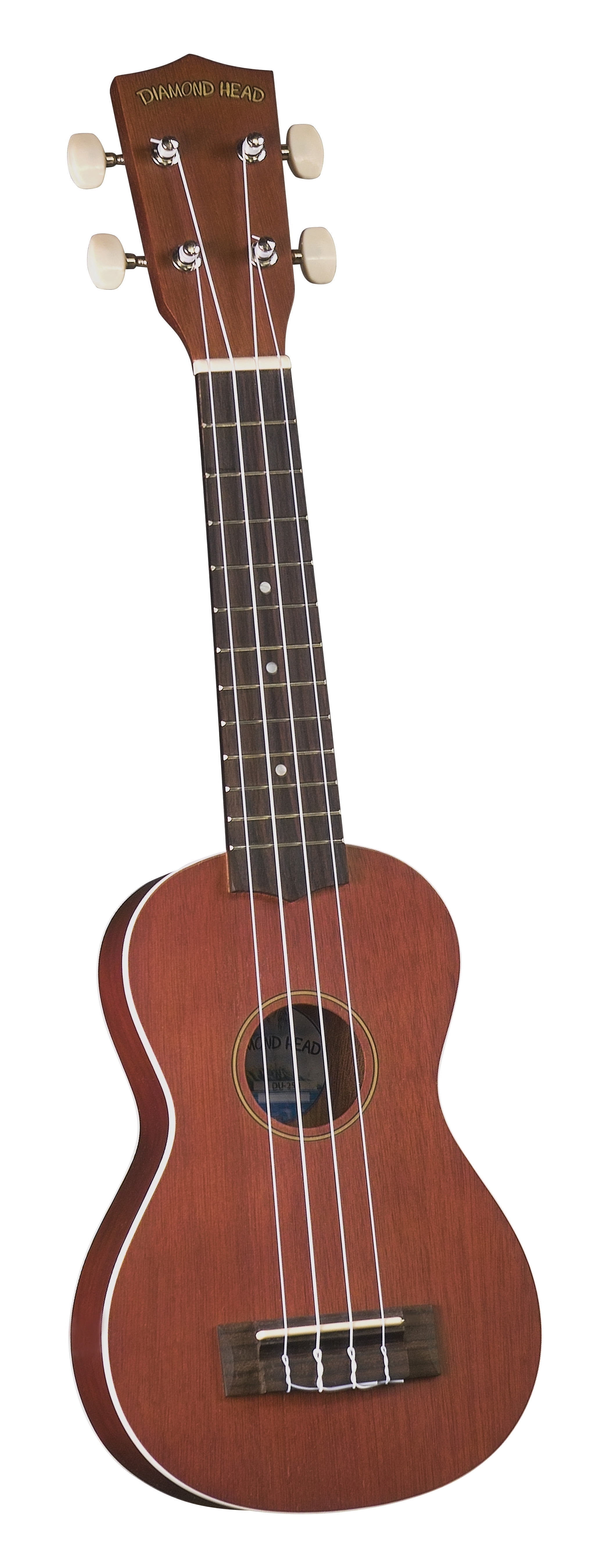 Diamond Head DU-250 Soprano Ukulele (Satin Mahogany, 21 in) 9m5ya