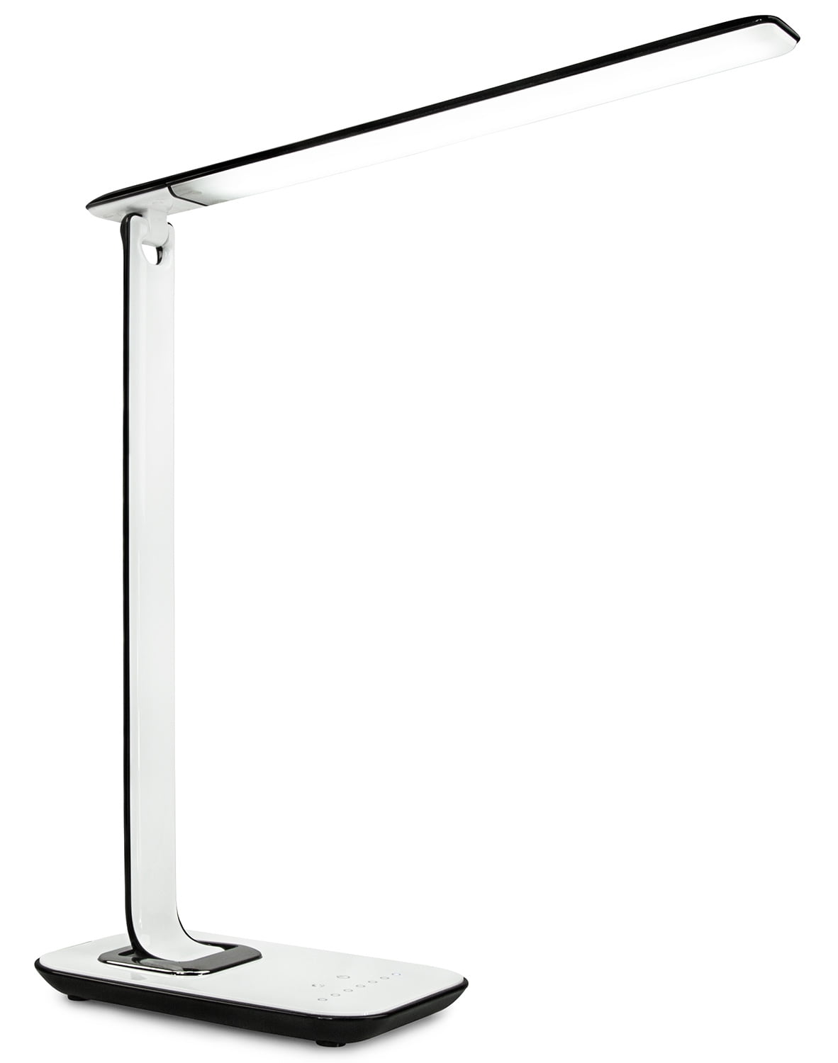 Mount-It! LED Desk Lamp with Integrated Cooling Fan and Dimmable Eye-Caring Light (White, 12 Watts) y450q