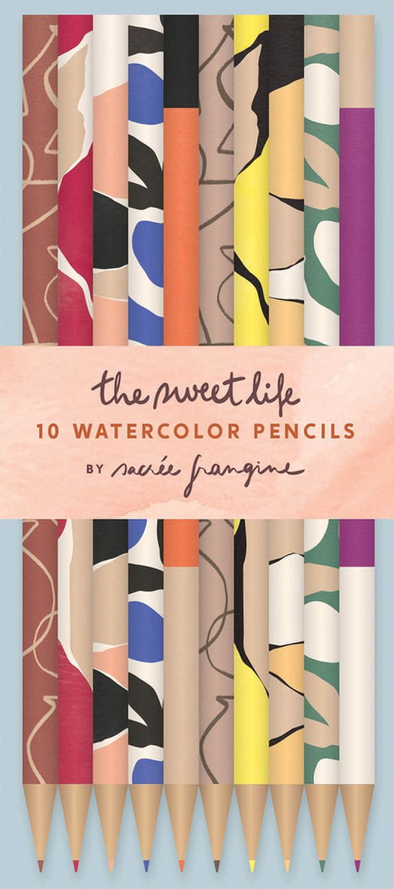 Sacrée Frangine Watercolor Pencils Set (Assorted Colors, 10 Count) 8kzwf
