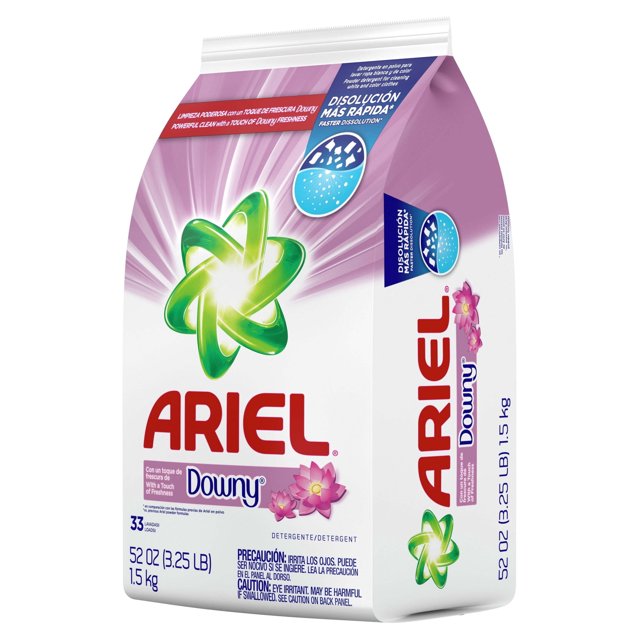 Ariel Laundry Detergent Powder with Downy Freshness, Deep Cleaning Formula (6 Pack, 52 oz per pack) 043zz