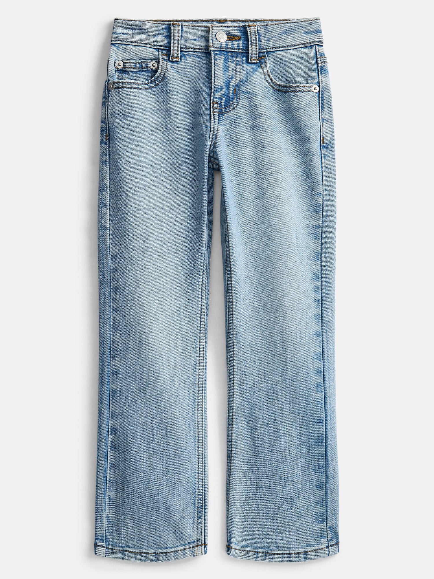 Wonder Nation Boys Vintage-Inspired Straight Leg Denim Jeans (Grey, Size 10) t2r3p