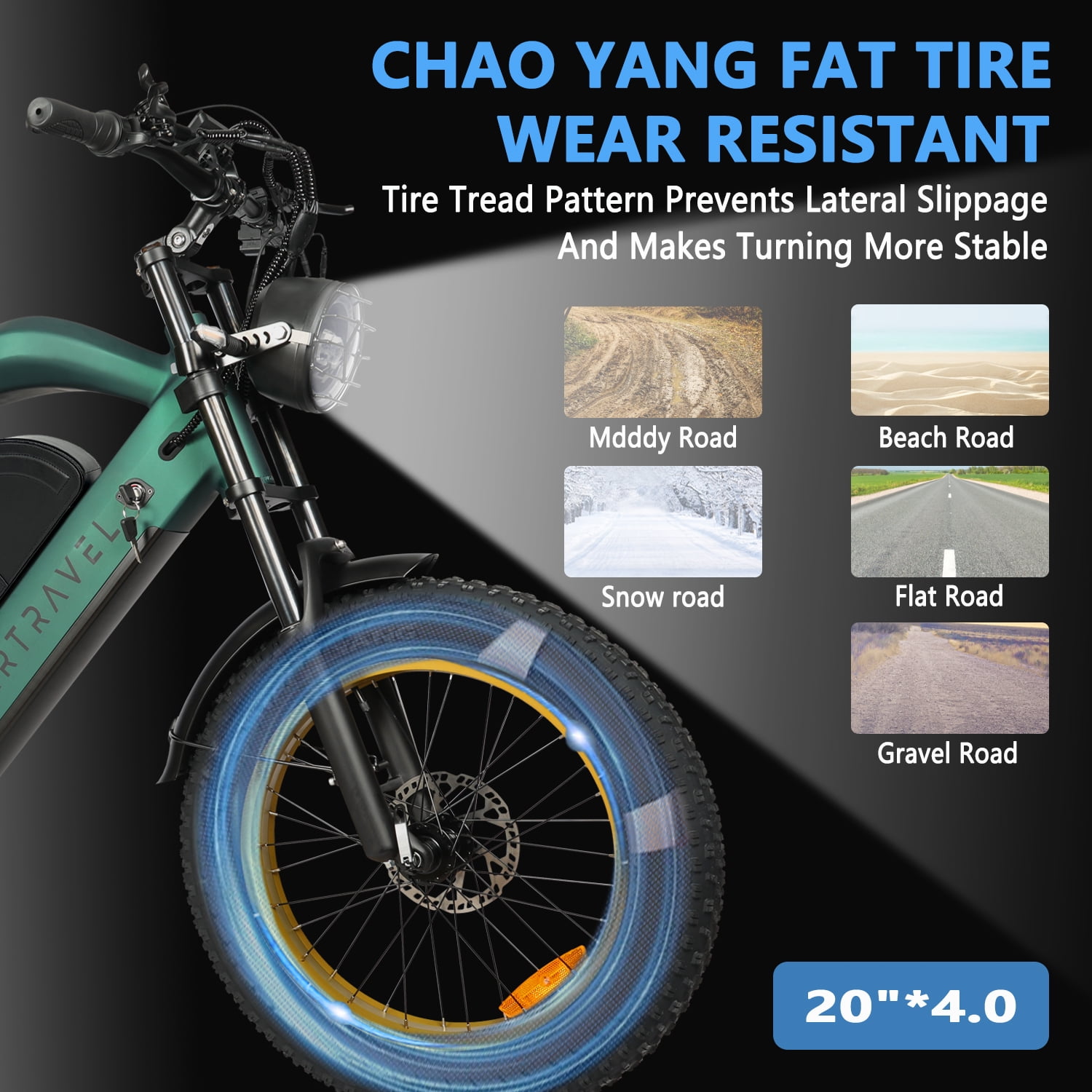 Smartravel Electric Mountain Bike for Adults, 1500W Motor E-Bike with GPS & App Control, 20 in x 4.0 in Fat Tires (Grey, 48V 27Ah) bwl1v