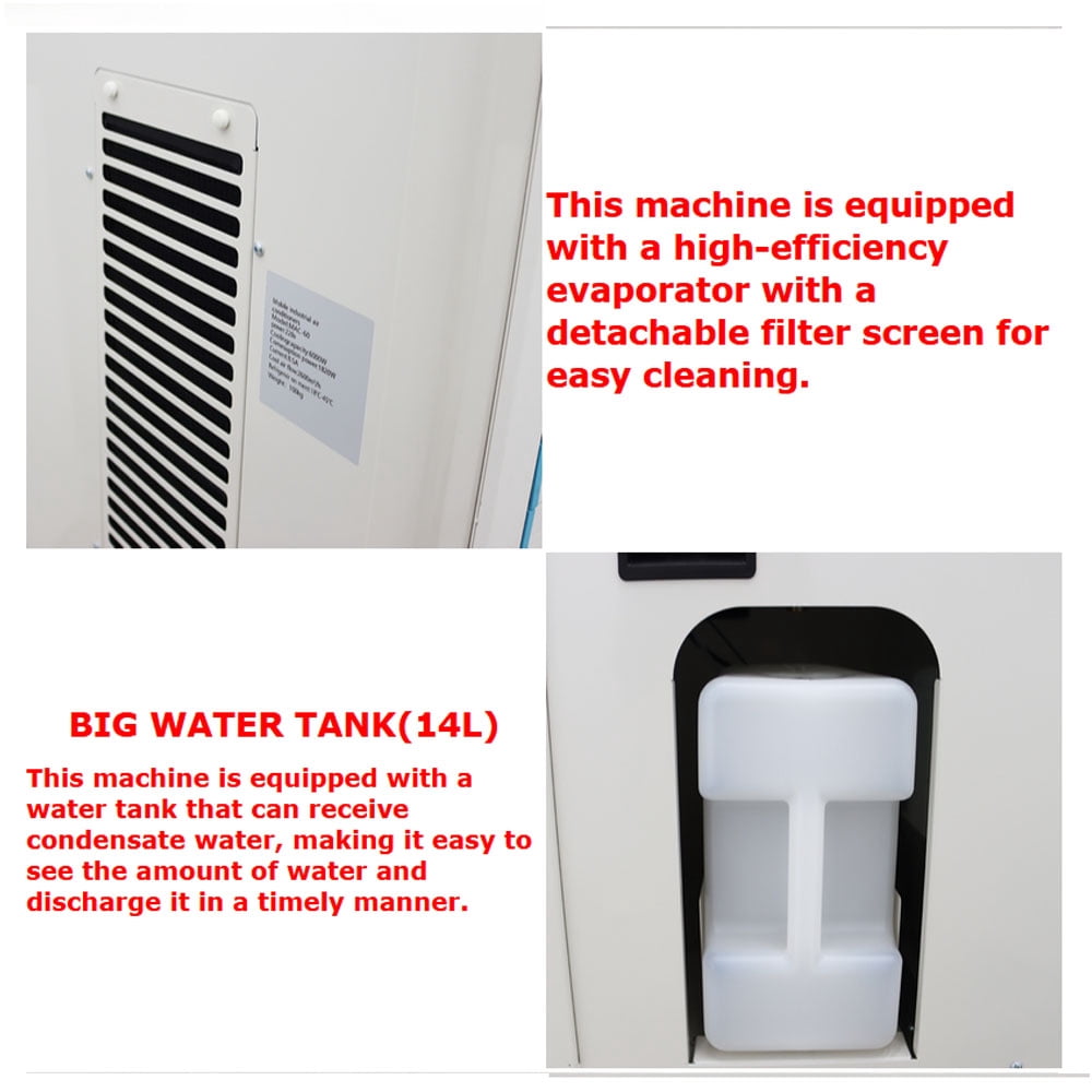 Intbuying Industrial Portable Spot Cooler Air Conditioner for Workshop and Warehouse (White, 1 Unit) 2gvm1