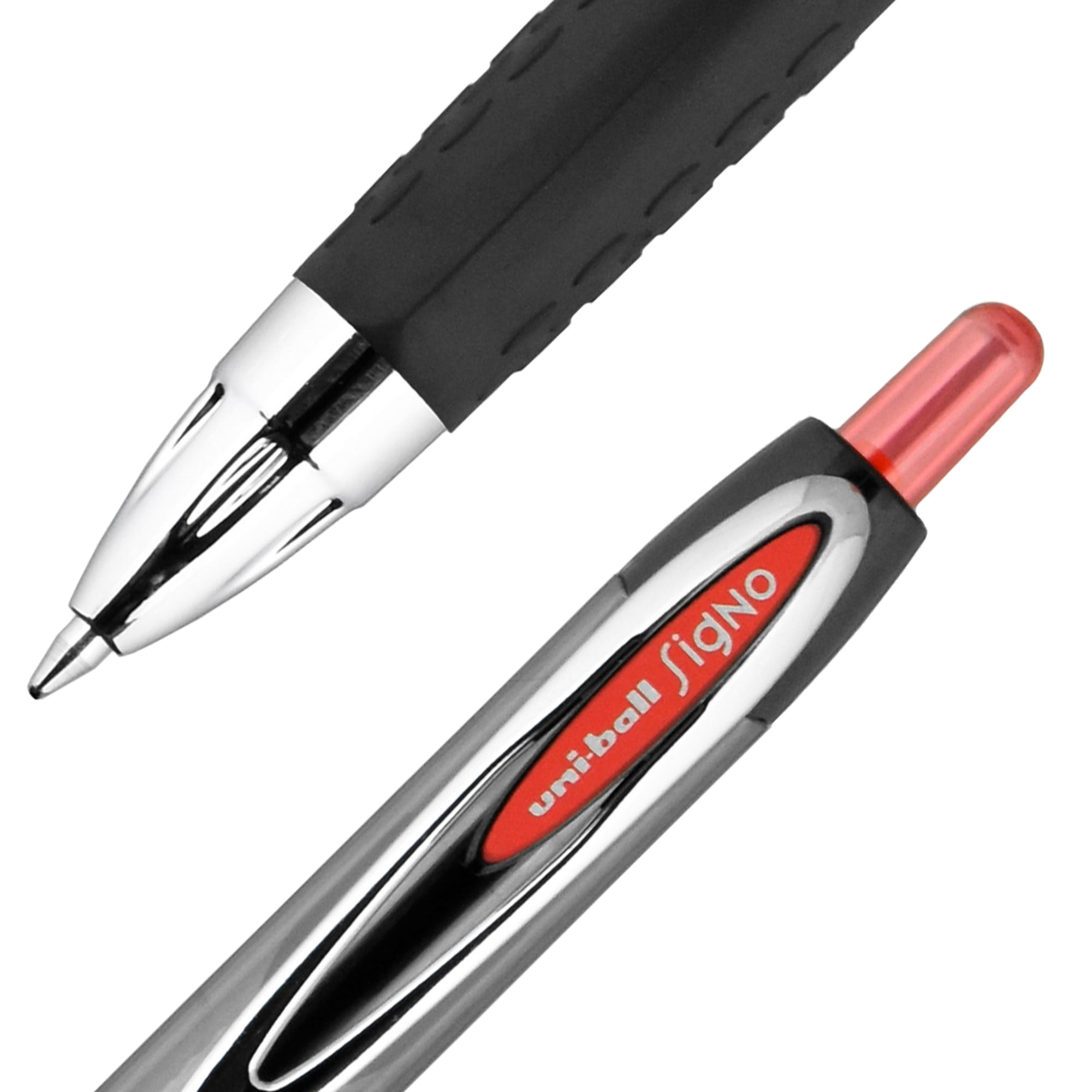 uniball 207 Retractable Gel Pens, Medium Point (0.028 in), Red, 12 Pack 5w4gh
