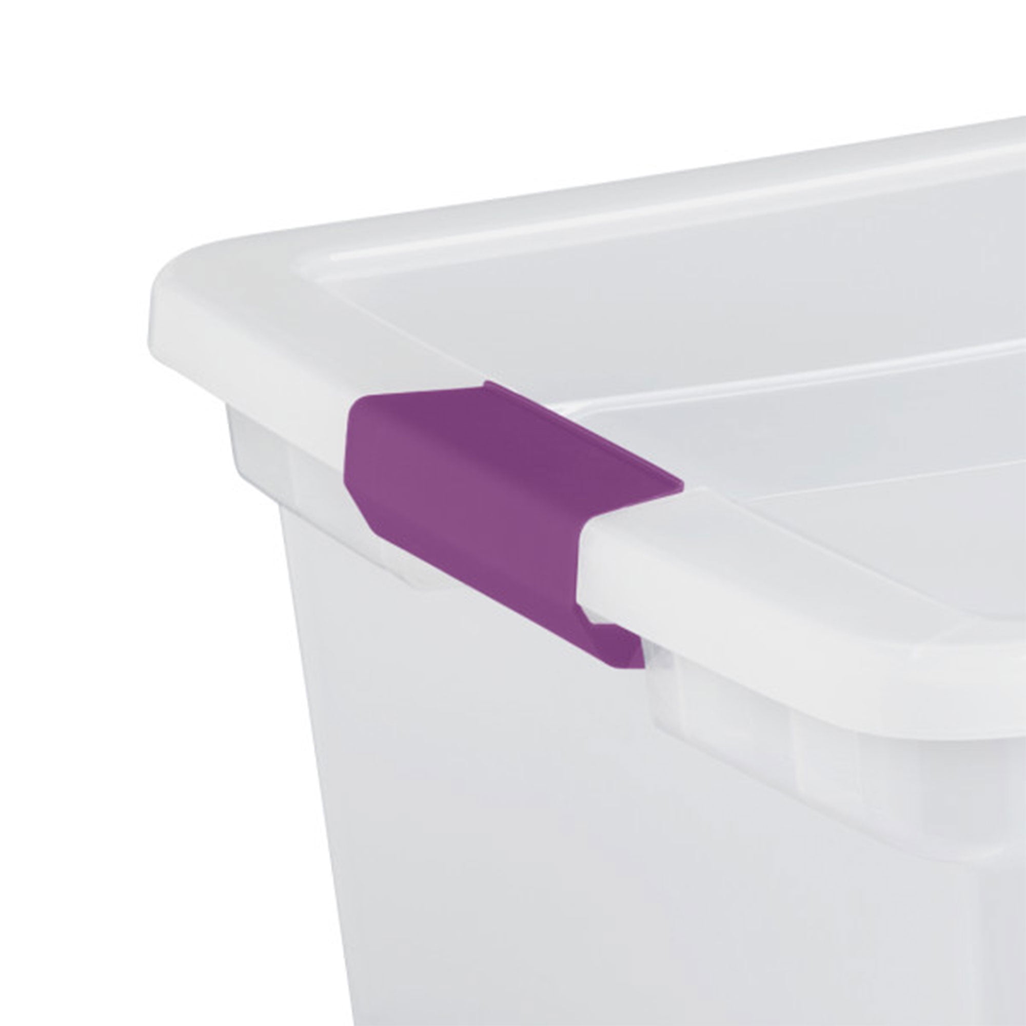 Sterilite 66 Quart Latching Storage Container Tote (Clear, 6 Pack) wvf2u