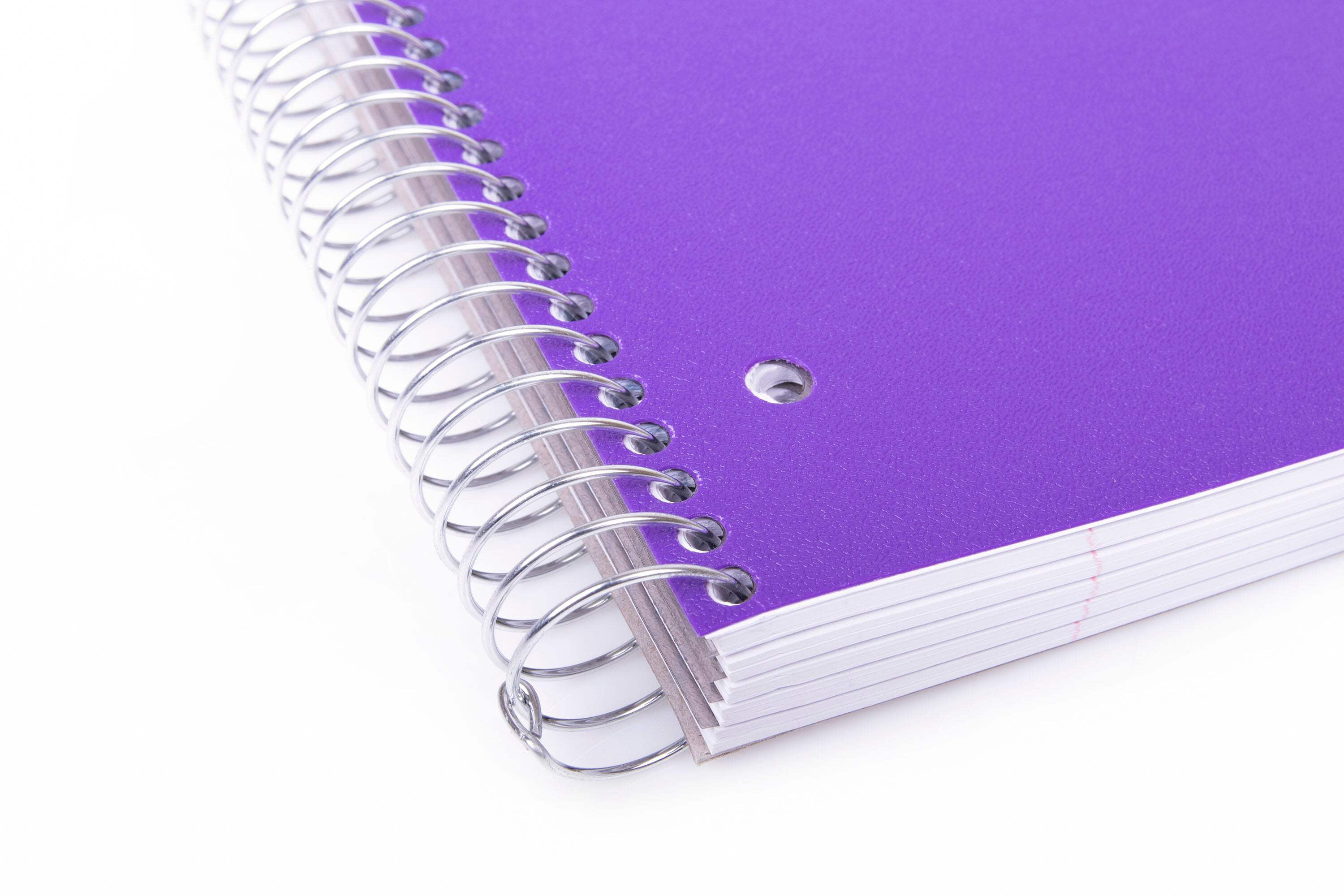 Mintra 5 Subject Notebook, Wide Ruled Spiral Journal with Durable Poly Cover and 5 Pockets (Blue, 200 Sheets) zz9w3