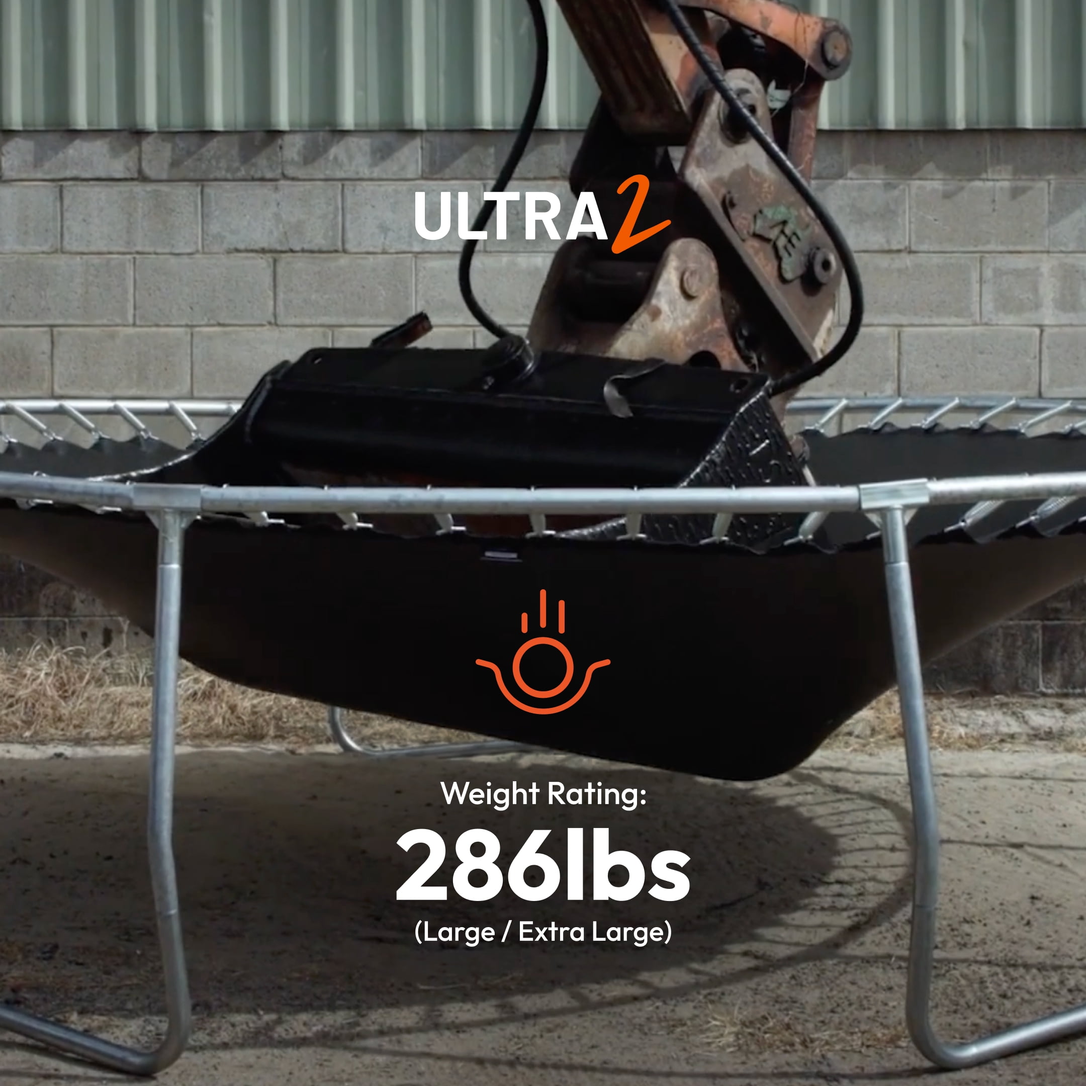 Vuly Ultra 2 Round Trampoline with Safety Enclosure (Large, 13 ft) qqqiz
