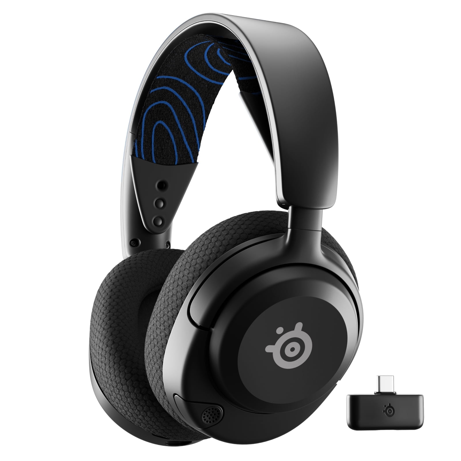 SteelSeries Arctis Nova 5P Wireless Gaming Headset, Multi-Platform Compatibility, High-Fidelity Audio (Black) 2ynd7