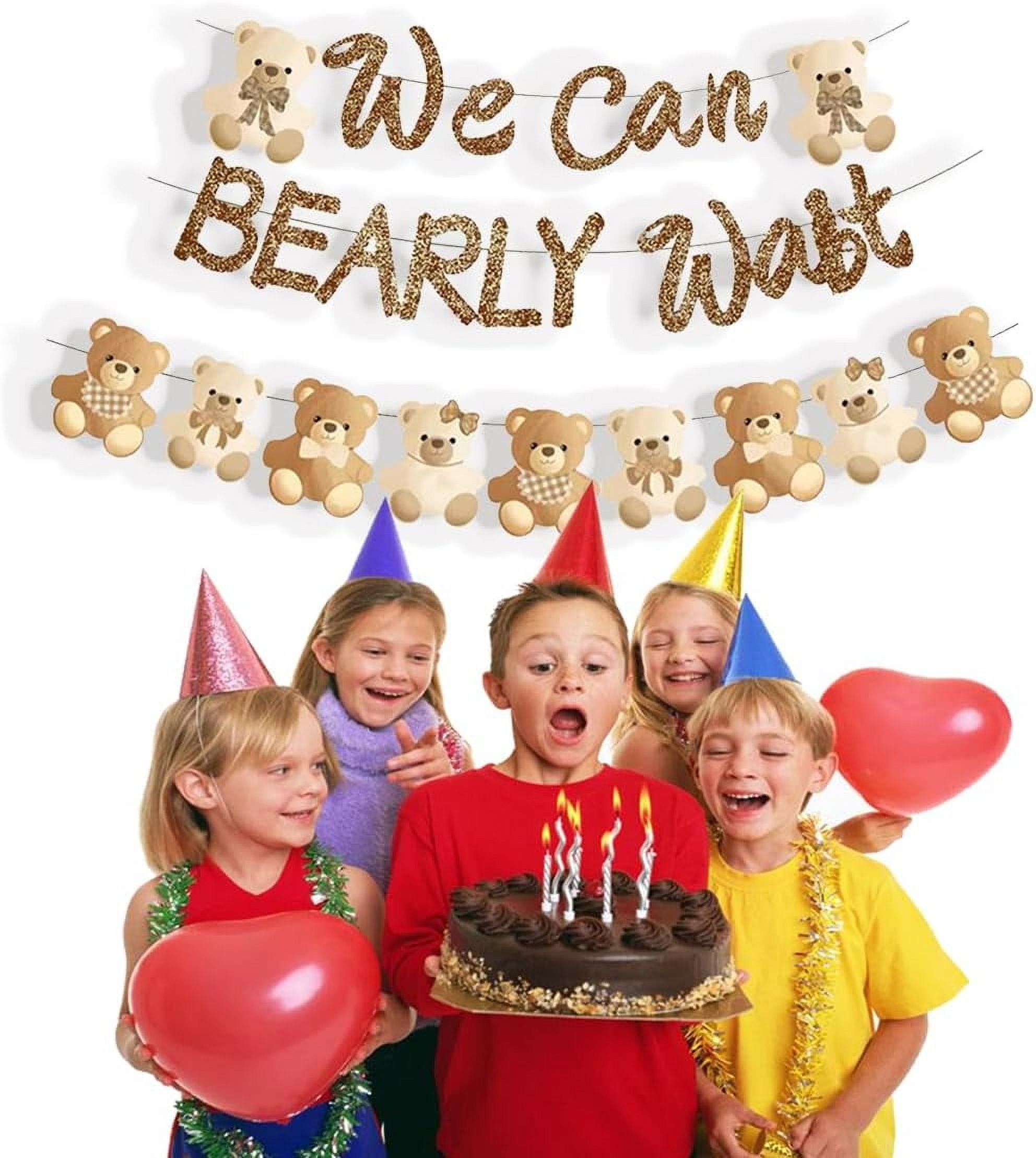 Finypa Bearly Wait Banner for Baby Shower Decorations (Brown, 1 Pack) ykor9
