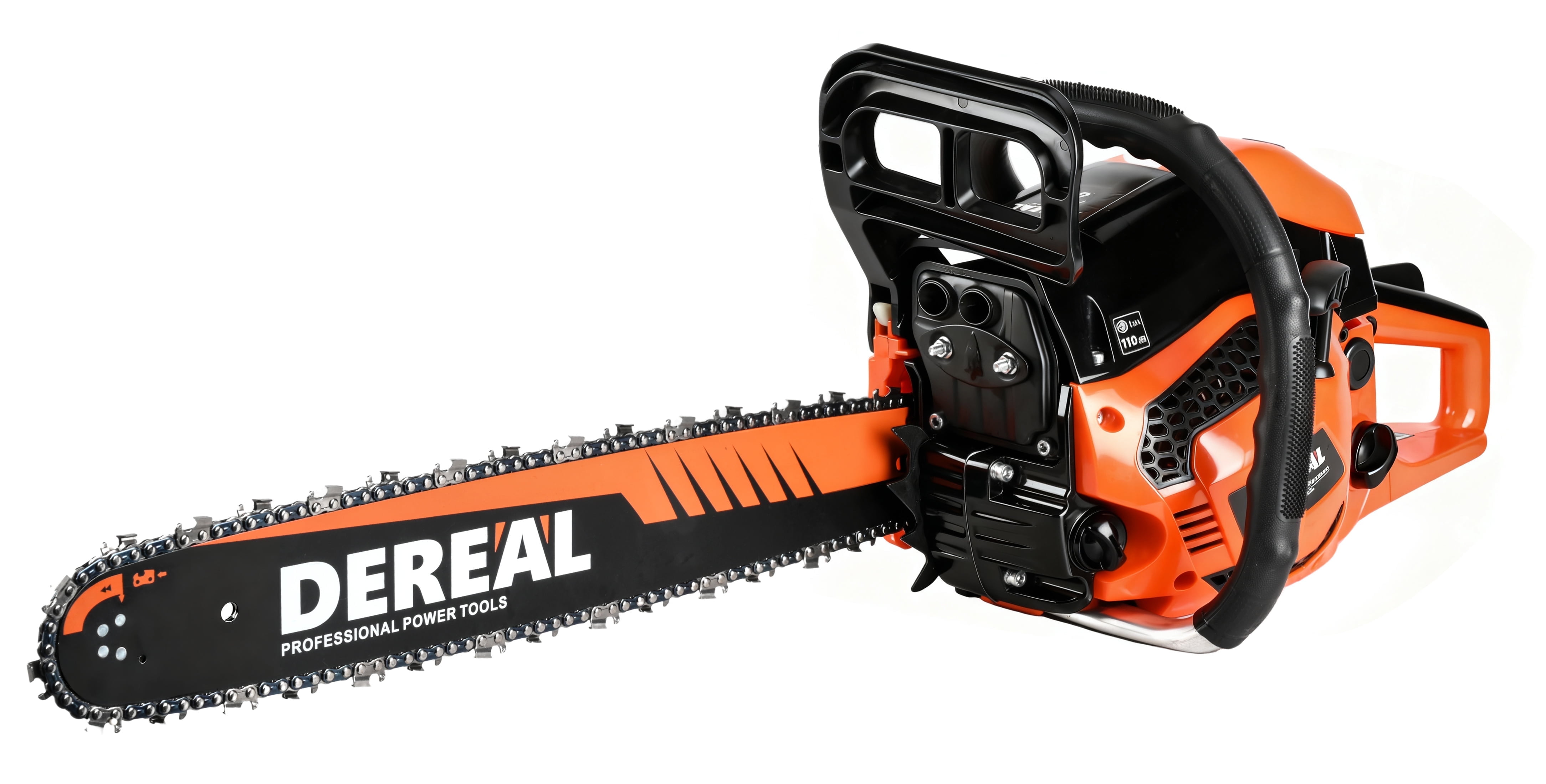 Vetoper 62CC Gas Chainsaw, 2-Stroke Heavy-Duty Wood Cutting Saw with Automatic Oiler (Orange, 20 in) vgowf