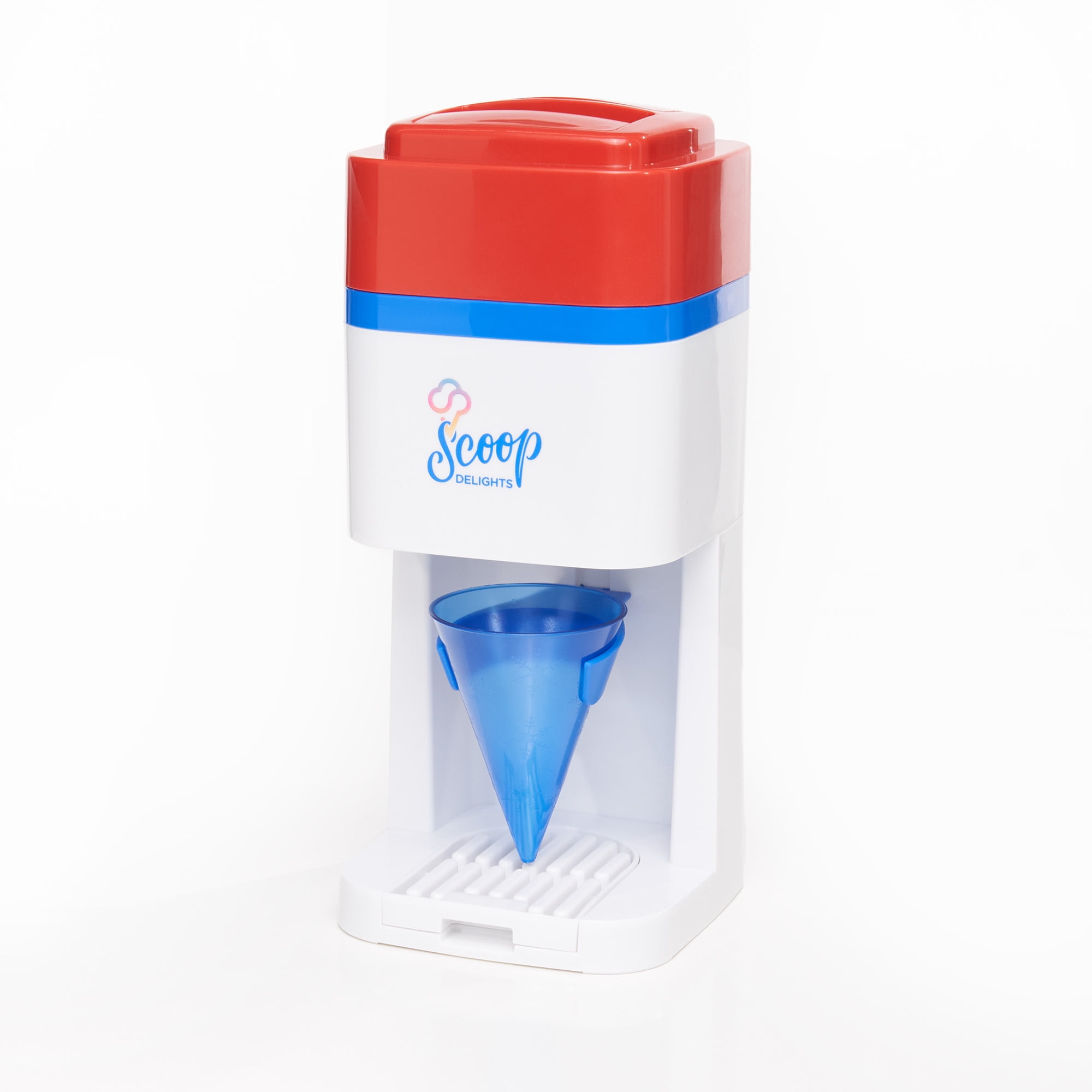 Regency Heights Electric Snow Cone Shaved Ice Maker, Professional Slushie Machine for Frozen Treats (Red, 1 Unit) 417yc