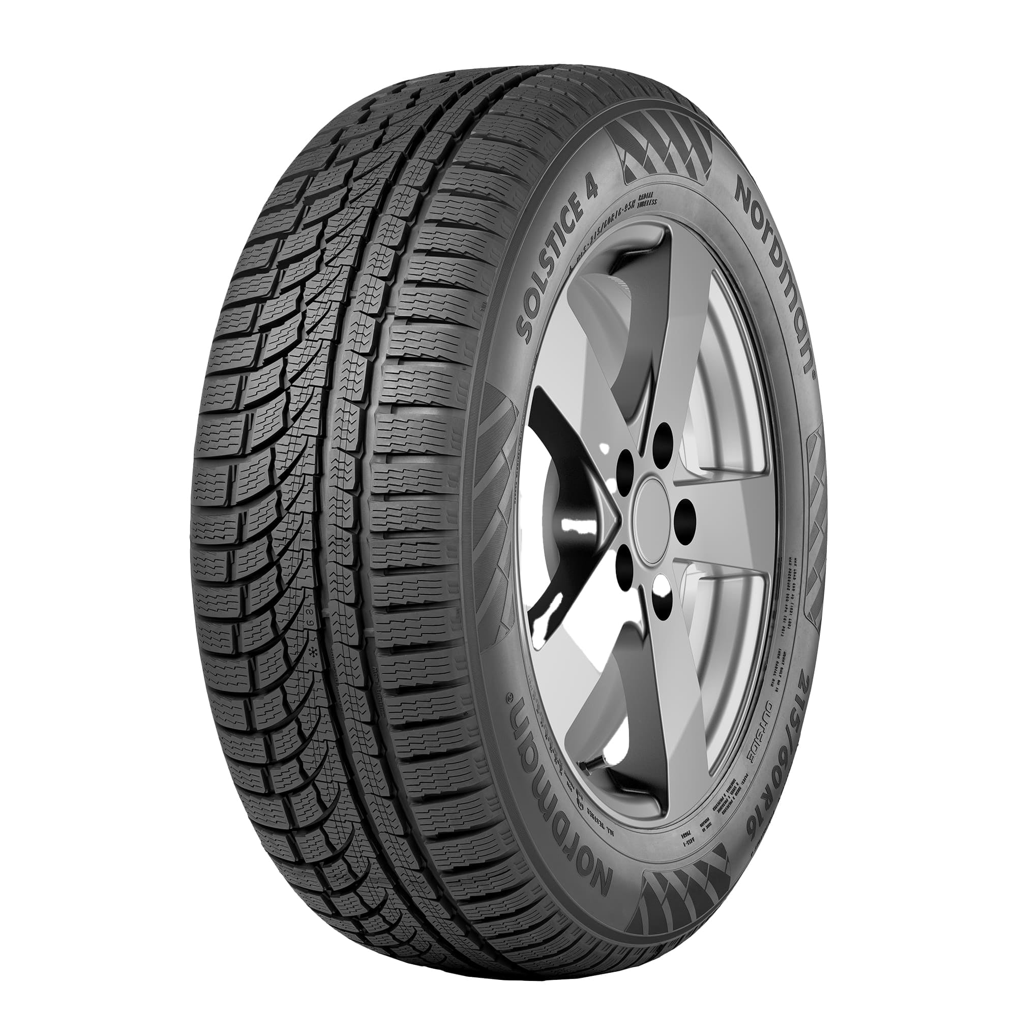Nokian Nordman Solstice 4 All-Weather Passenger Tire (Black Sidewall, 225/60R16) gvxqv