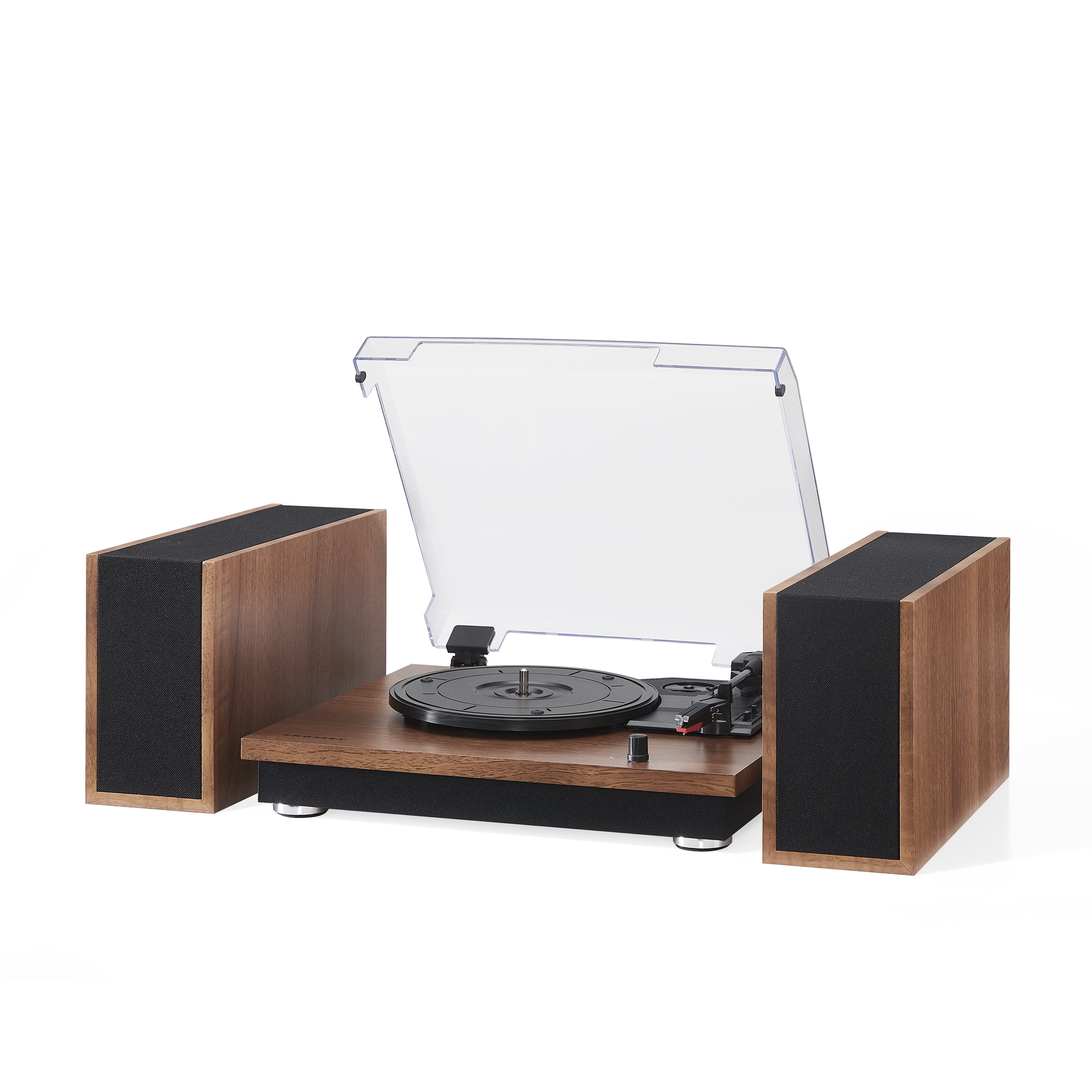 Crosley Riff Bluetooth Vinyl Record Player with Speakers (3-Speed Turntable, 6 Modular Layouts) x6qj5