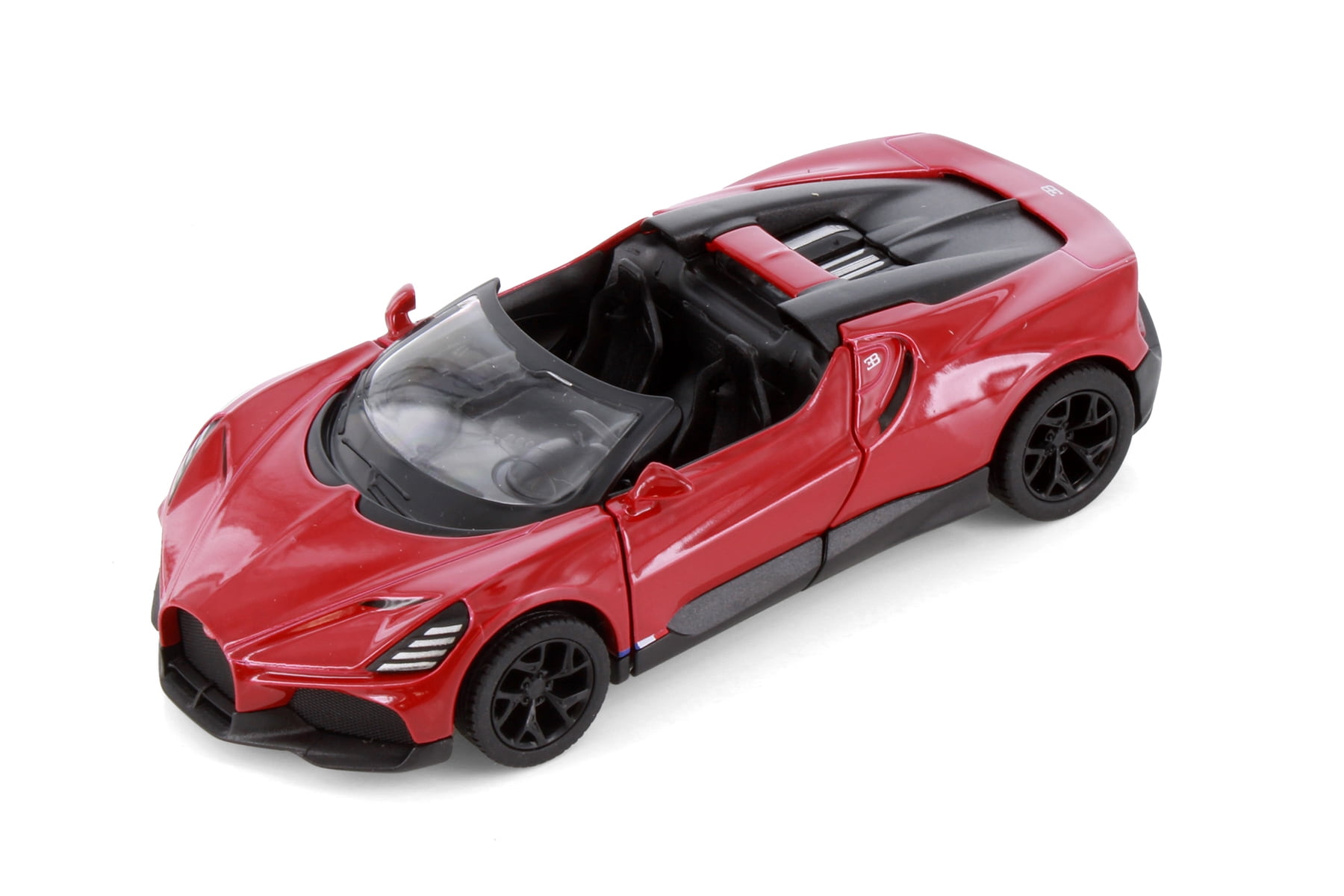Kinsmart Bugatti Mistral Diecast Model Sports Car Set (Assorted Colors, 12 Pack, 5 in) fep44