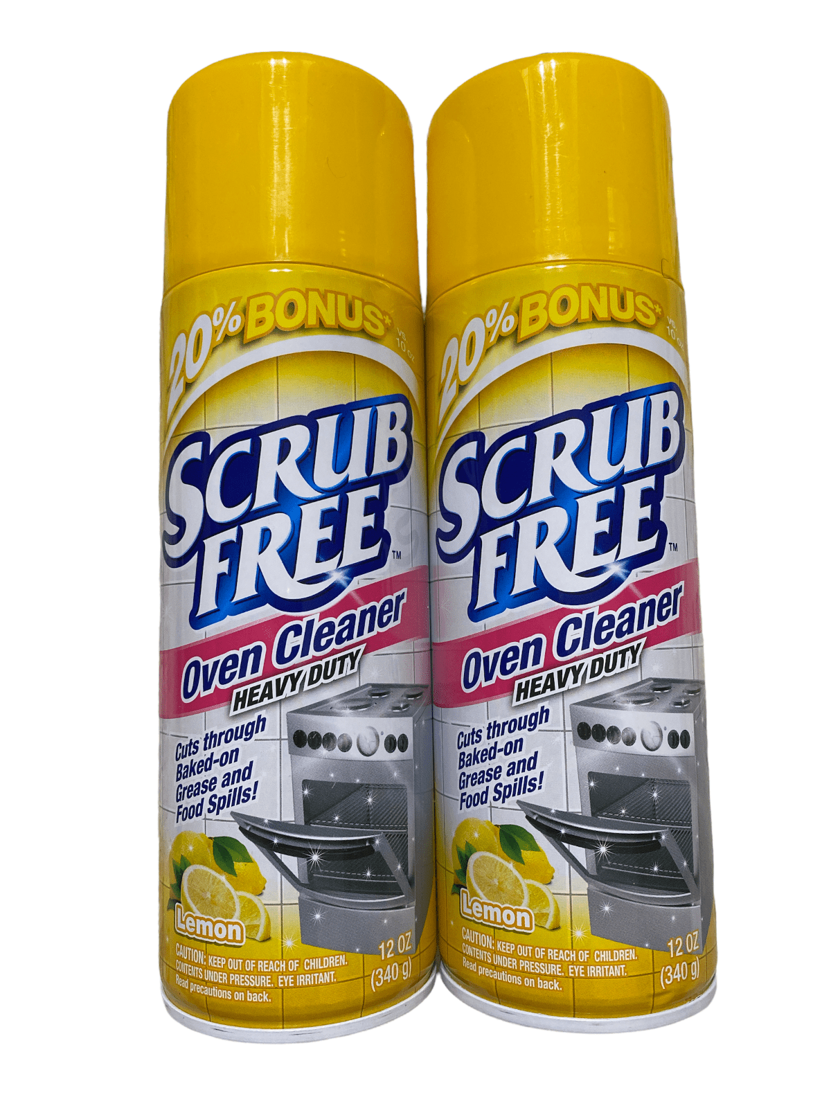 Scrub Free Professional Oven Cleaner Heavy Duty Lemon Scent (2 Pack, 32 fl oz) 2cd8r