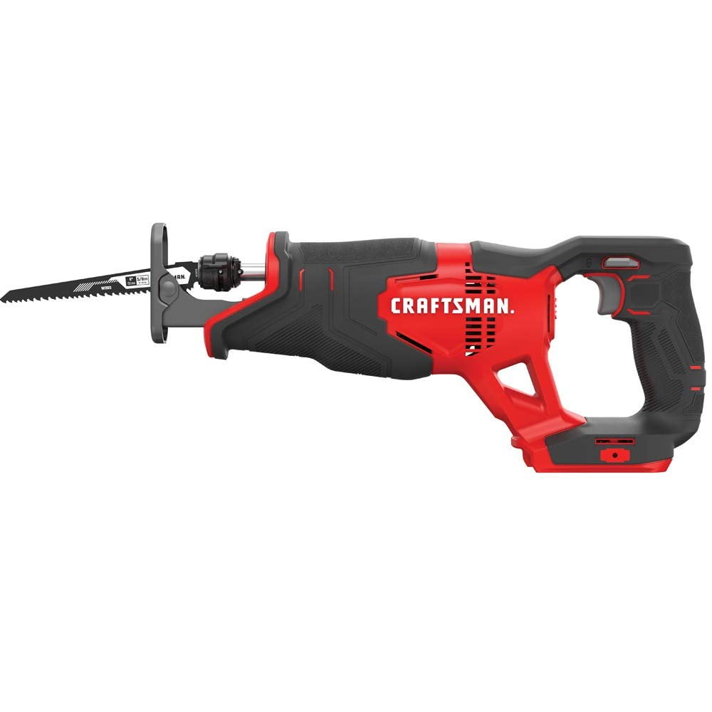 CRAFTSMAN V20 Cordless Reciprocating Saw, High-Performance Power Tool (Red, 14.5 in) hyunc