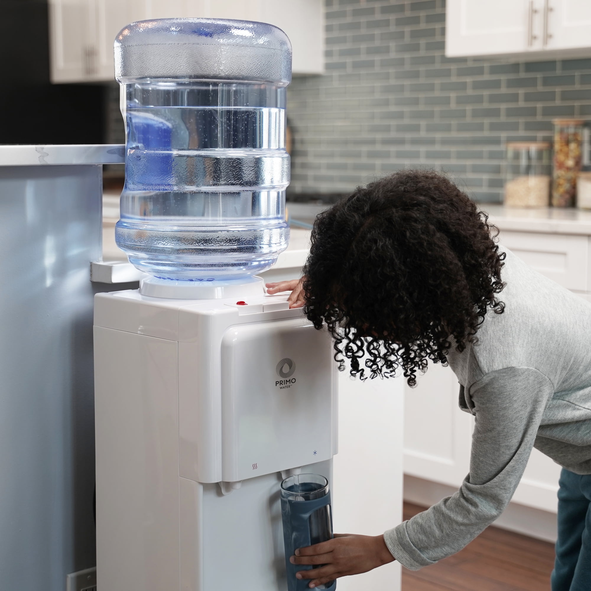 Primo Water Top Loading Classic 2 Temp Water Dispenser (White, 5 gal) 9xl7l