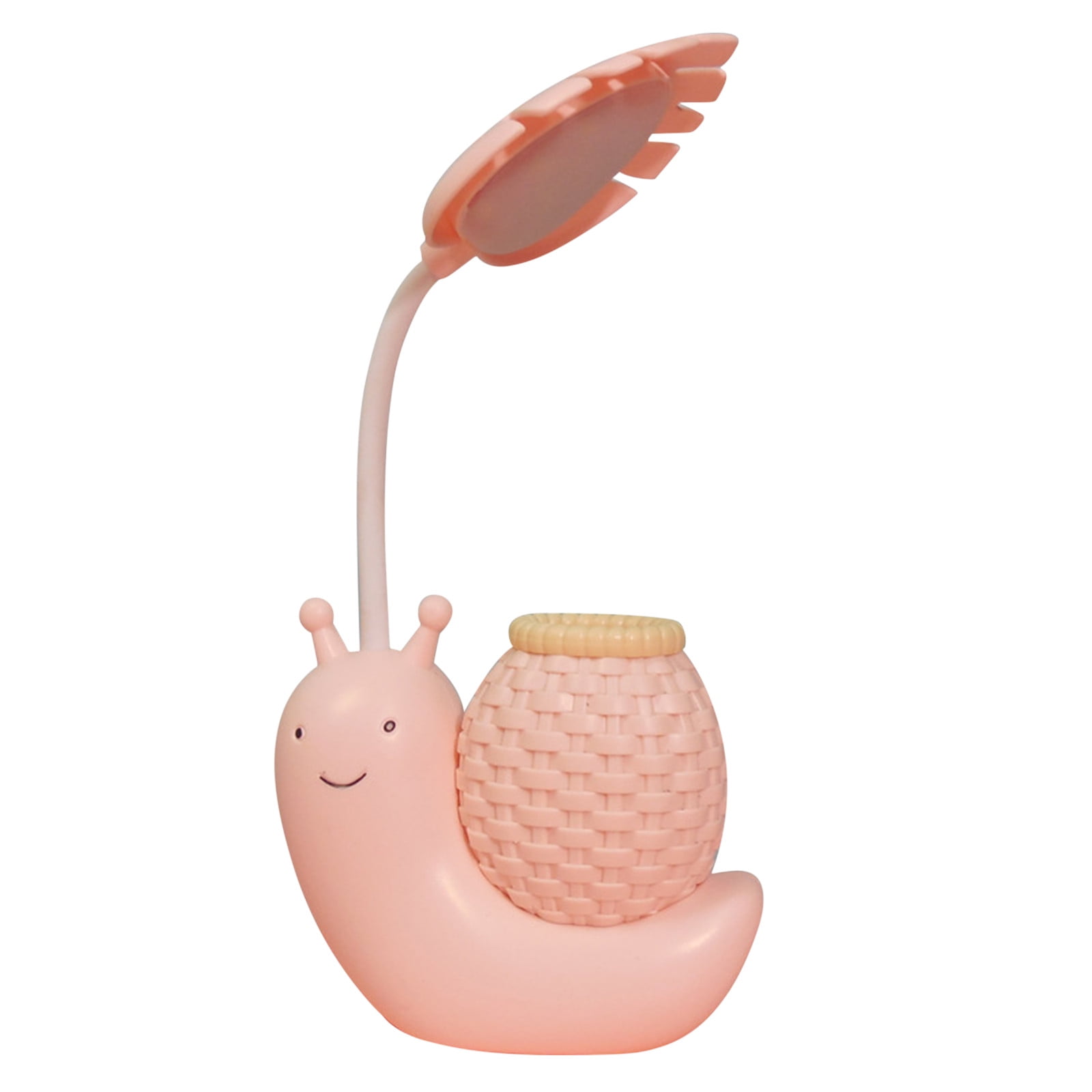 Uhuya Snail LED Desk Lamp Eye Protection Reading Light (Pink, 1 Pack) 7ljb9