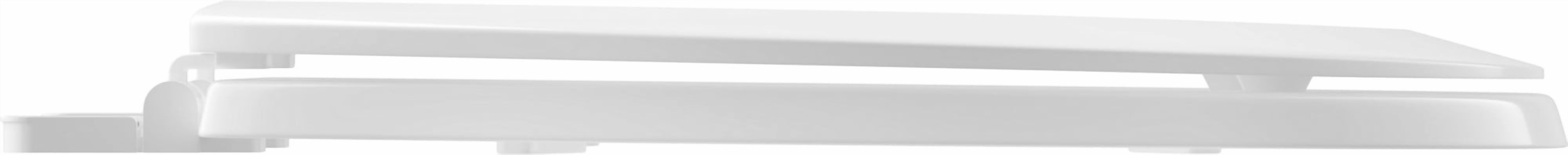 PROFLO Elongated Closed Front Toilet Seat with Cover (Biscuit, 2.25 in Height) hs4hn