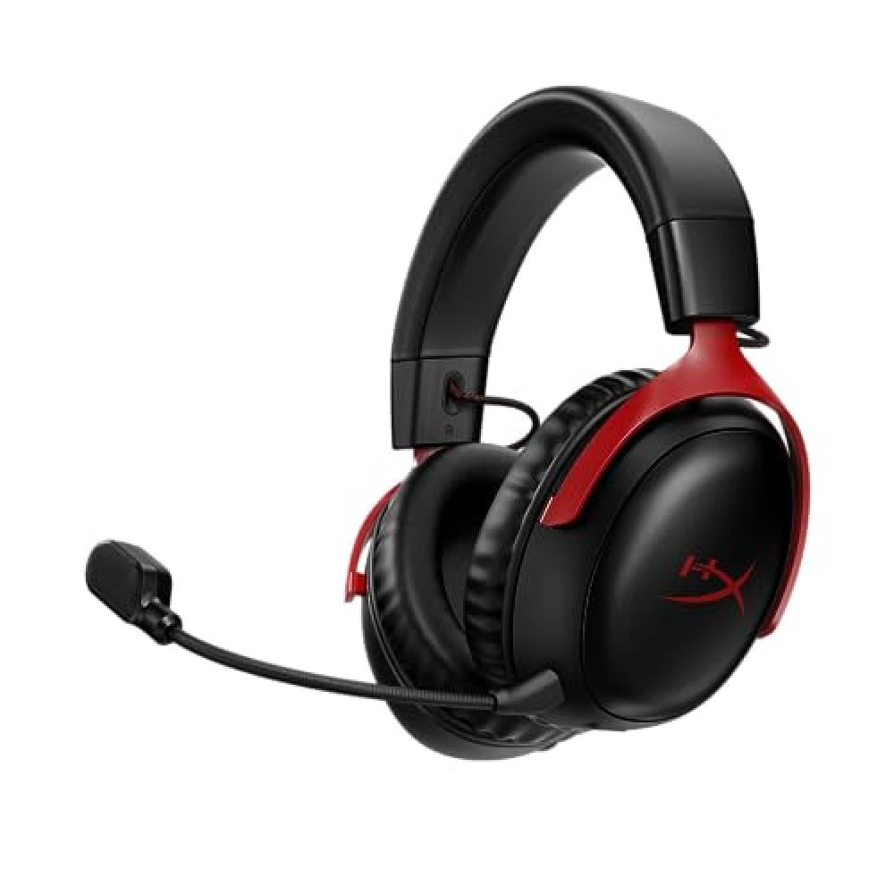 HyperX Cloud III Wireless Gaming Headset, Immersive Audio with 53mm Drivers (Black, 1 Unit) m22ii