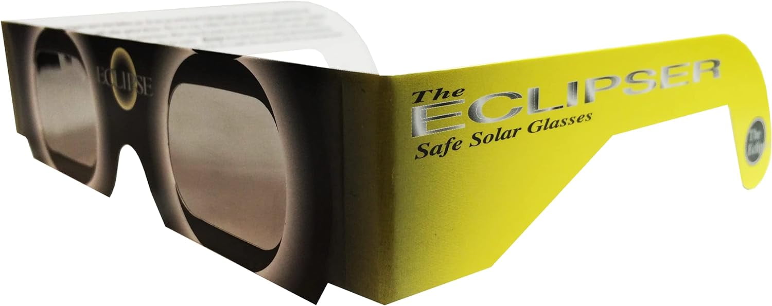Eclipser Solar Eclipse Glasses (ISO Certified, 10 Pack) orj3e