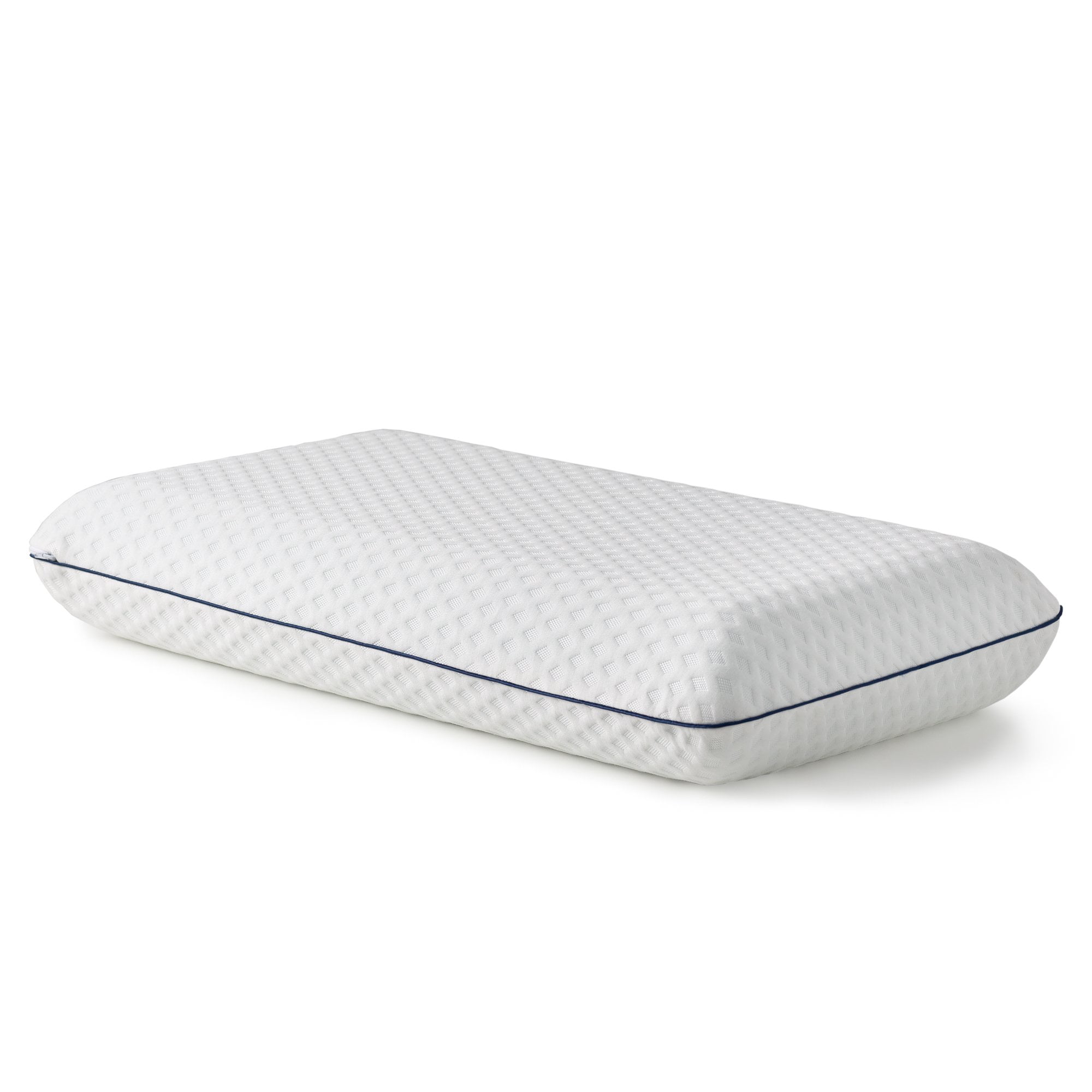 Linenspa Medium Feel Ventilated Gel Memory Foam Bed Pillow (White, Standard Size 25 in x 16 in x 6 in) tgkal