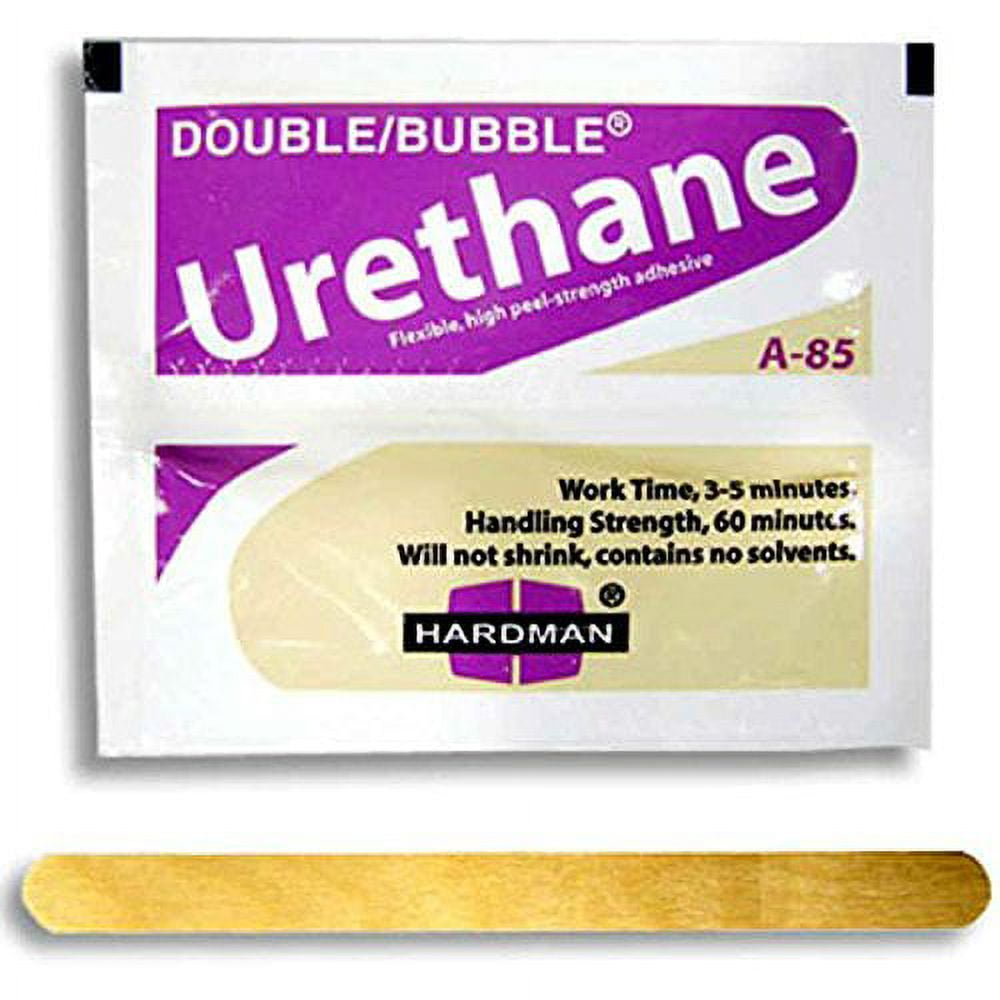 Hardman Double Bubble Epoxy Adhesive Repair Kit (Beige and Red, 10 Pack, 0.1 oz per pack) cqe3n