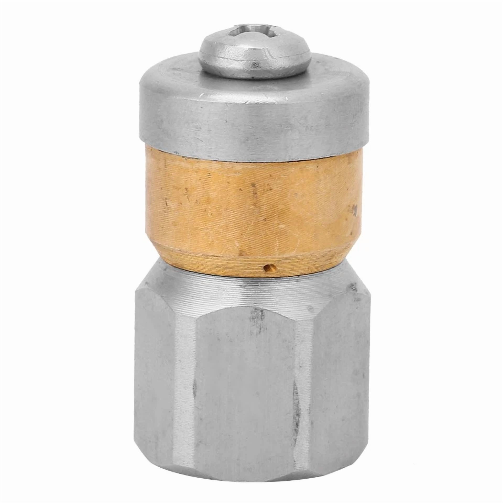 KLYNE Sewer Jetter Nozzle for Drain Cleaning Hose (Anti-Rust, Professional Grade, 1 Pack) ysp8w