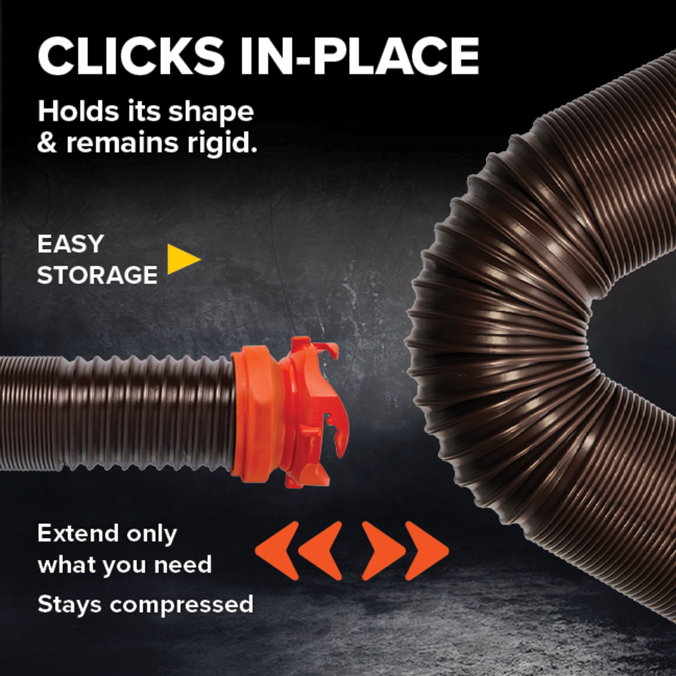Camco RhinoFLEX RV Sewer Hose Kit (Multicolor, 15 ft) awfhk