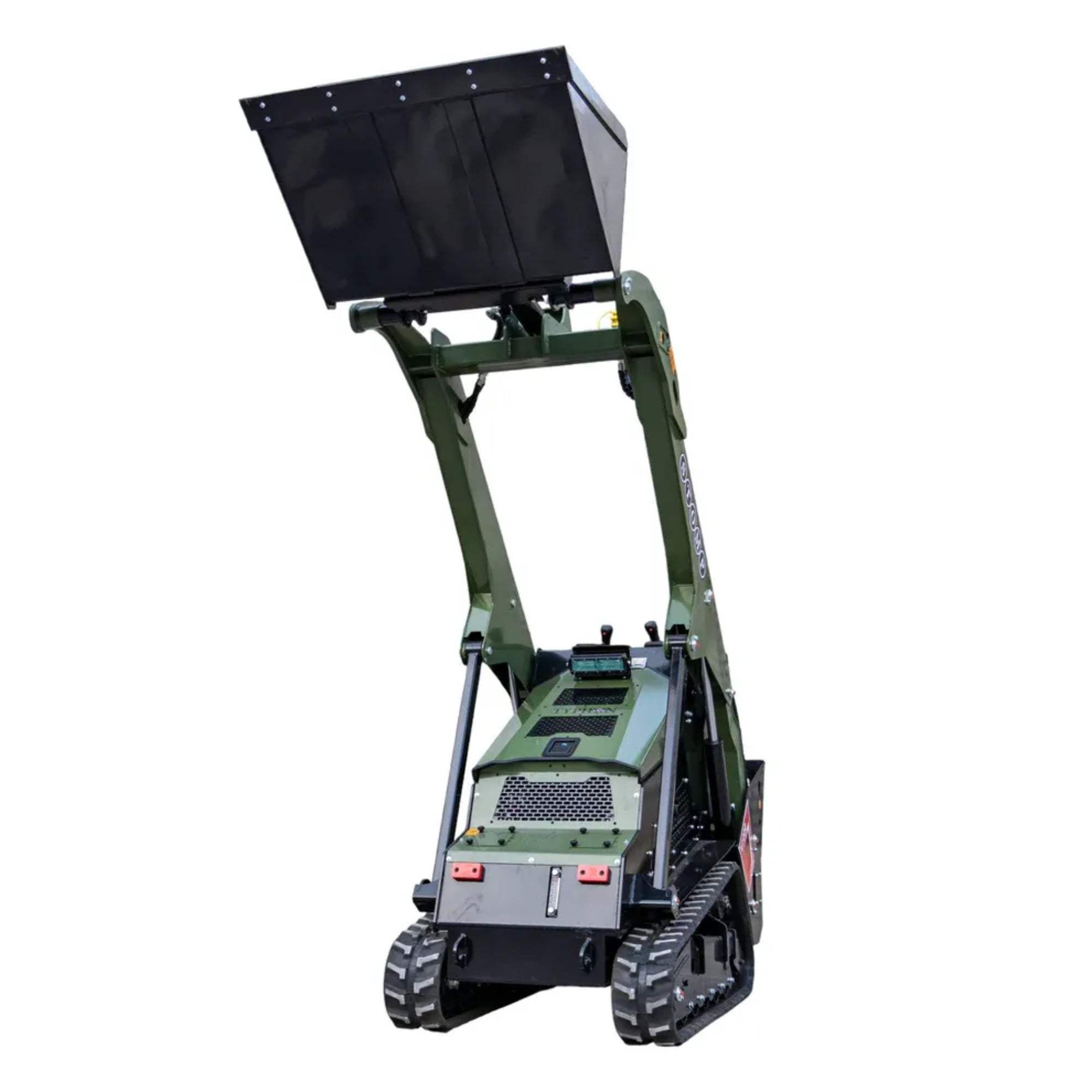 TYPHON STOMP V1000 Diesel Skid Steer Loader (Green, 1.5 Ton) znrn3