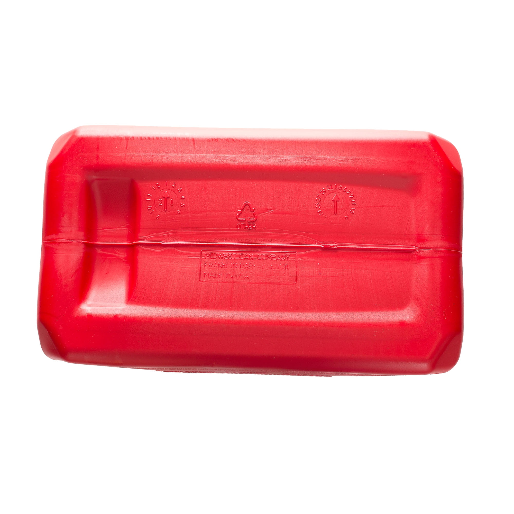 Midwest Can 5110 Military Style Gasoline Fuel Container (Red, 5 gal) z4mvl