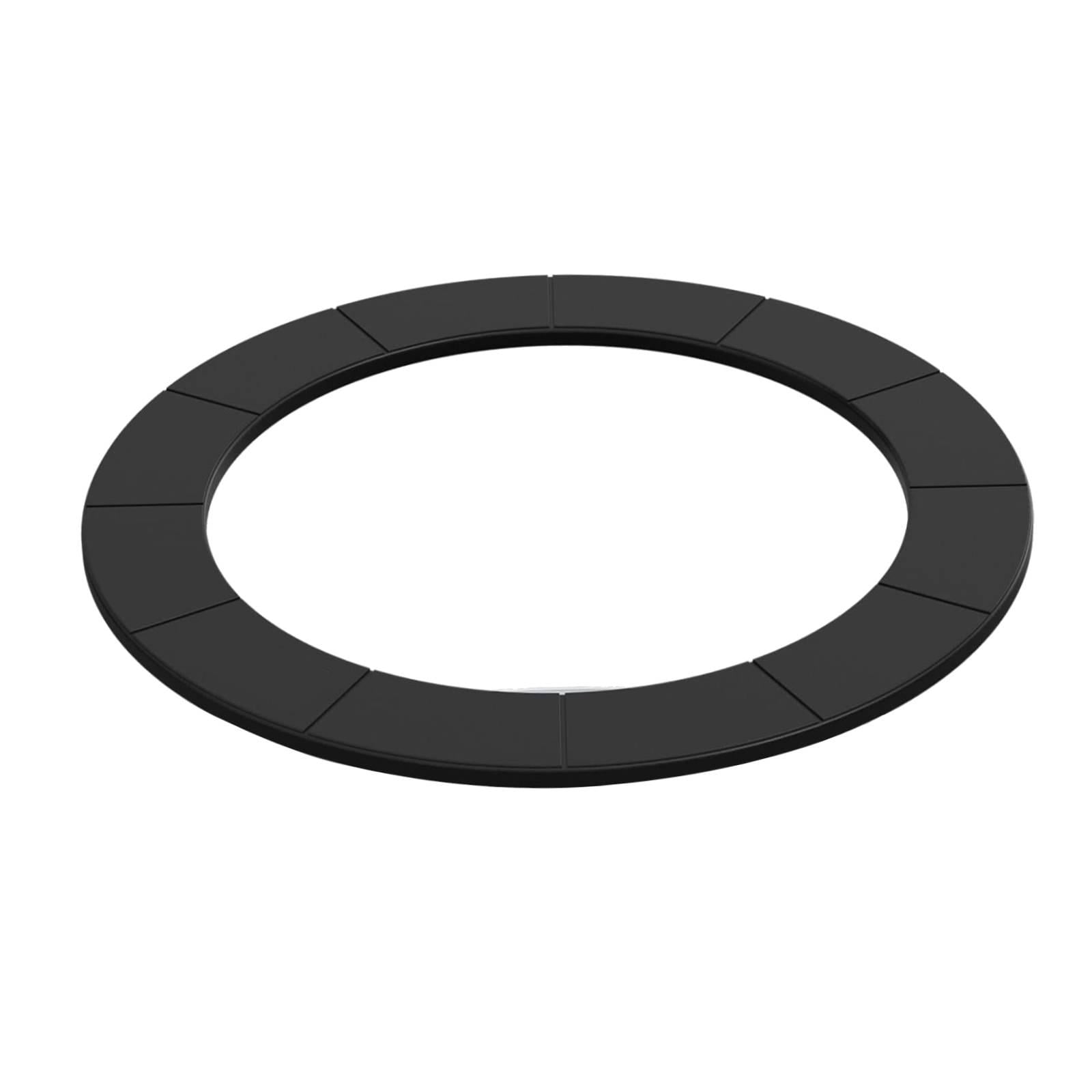 harayaa Trampoline Spring Cover Replacement Safety Pad Thick Foam Edge Protection (Black, 14 ft) mp6go