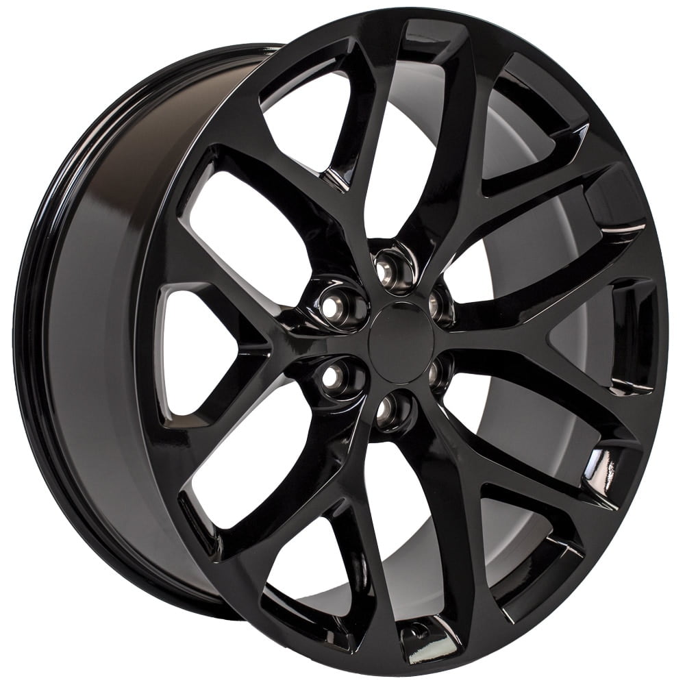 OE Wheels CV98 Snowflake Rim (Gloss Black, 24x10 in) 73saz