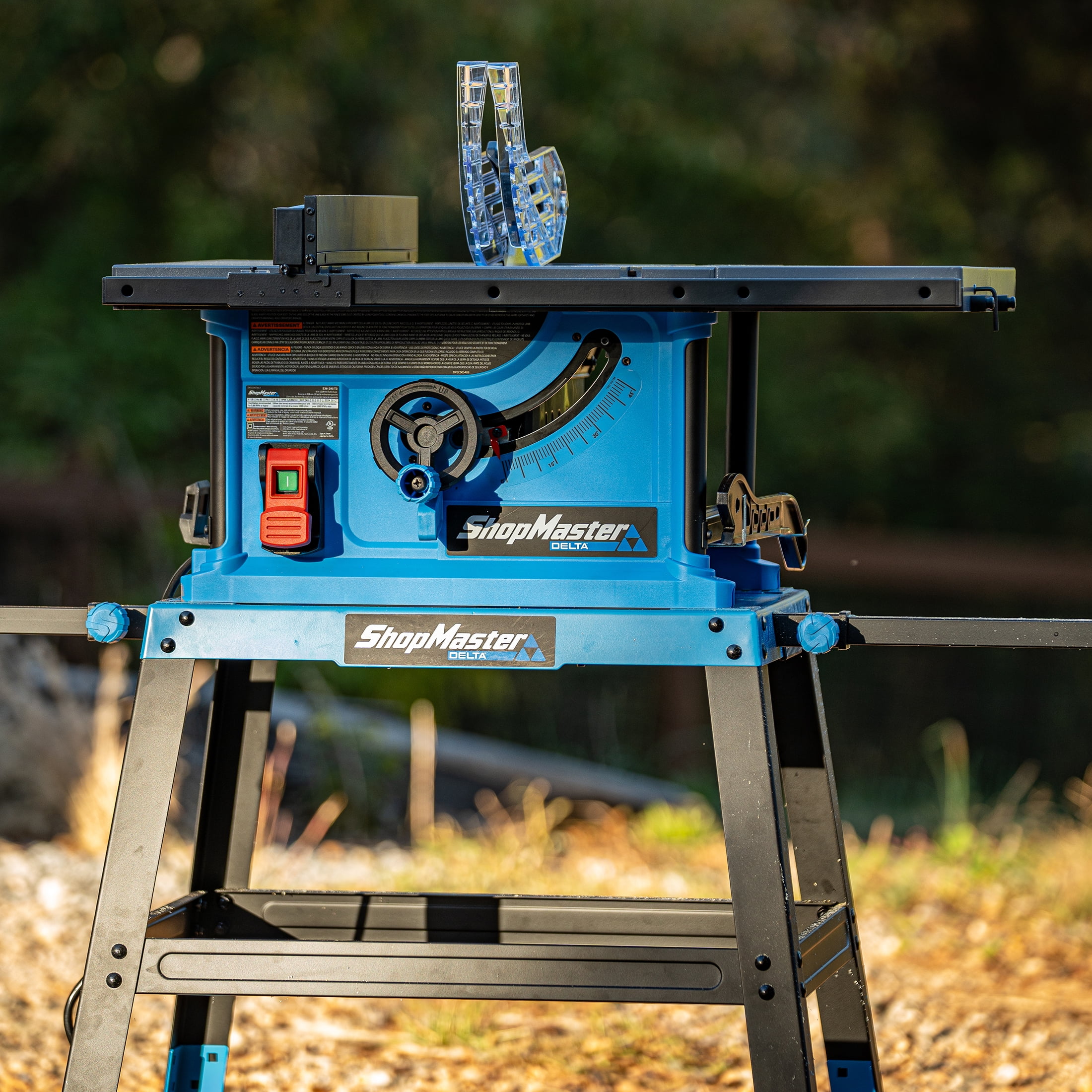 Delta ShopMaster Universal Table Saw and Miter Saw Stand (Heavy-Duty, Adjustable Height) cvjpk - Image 9