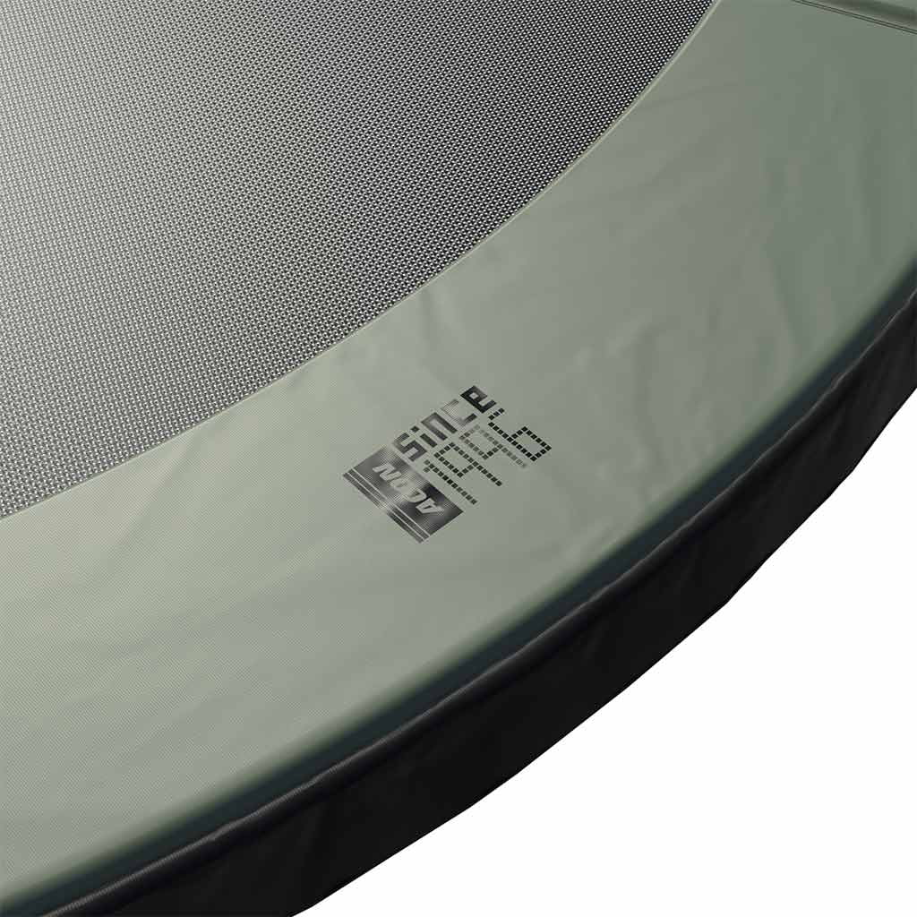 ACON Air Round Trampoline with Premium Safety Net and Ladder (Black, 15 ft) w71jn