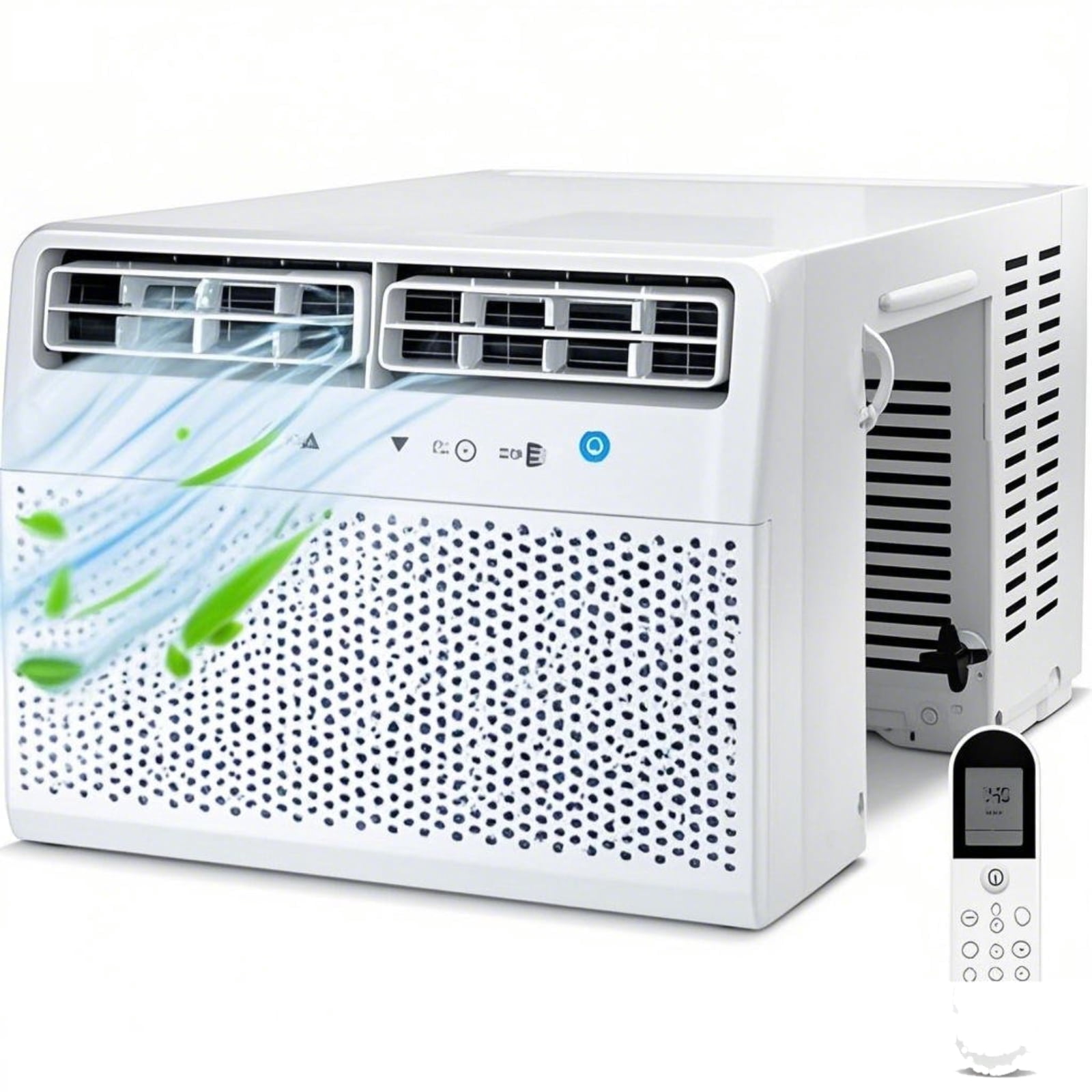 Havato 12,000 BTU Window Air Conditioner, 6-in-1 AC Unit with Remote Control (White, 650 sq ft) zbnbo