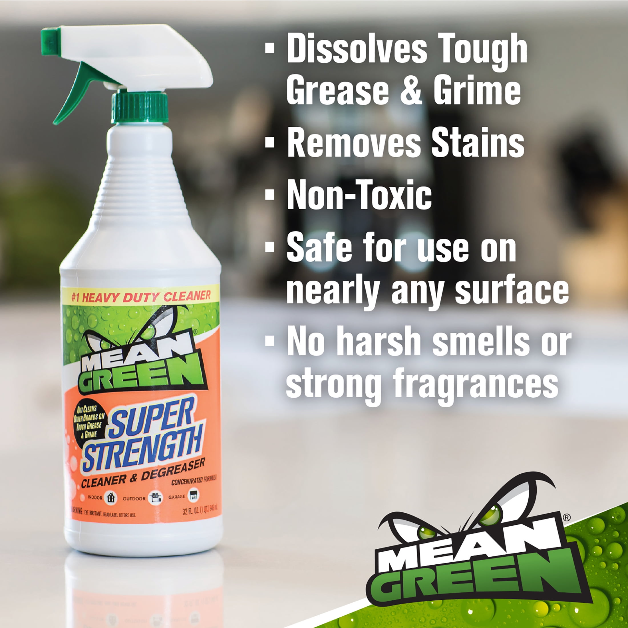 Mean Green Super Strength Cleaner and Degreaser (Green, 40 oz) 2a8st